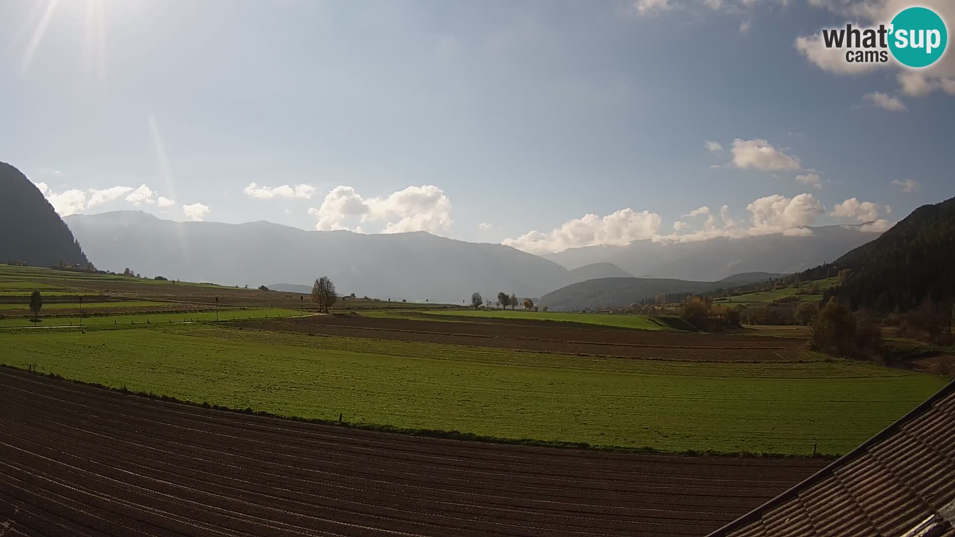 Gais | View from Vintage Farm Winklerhof to Kronplatz and Dolomites