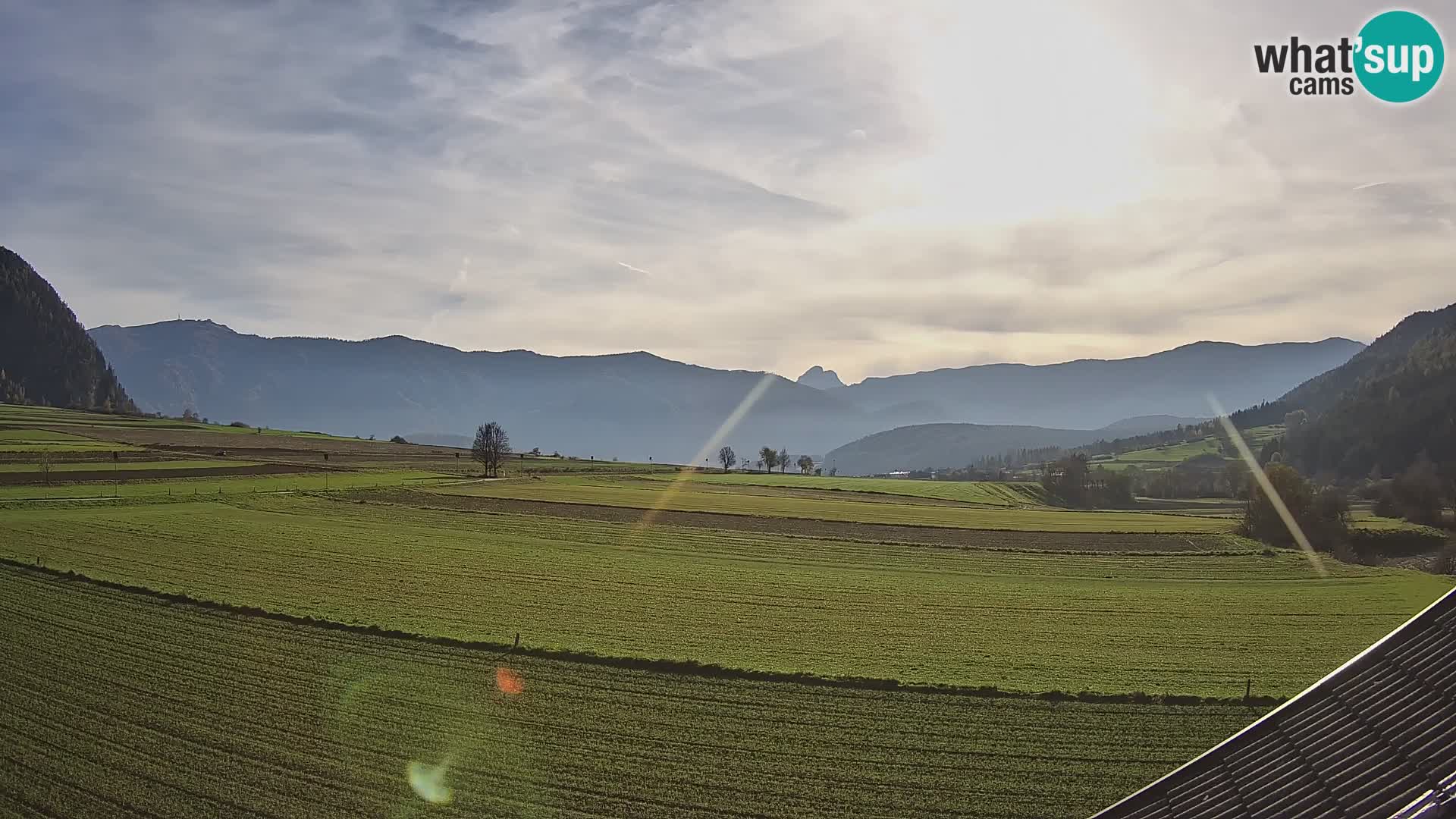 Gais | View from Vintage Farm Winklerhof to Kronplatz and Dolomites