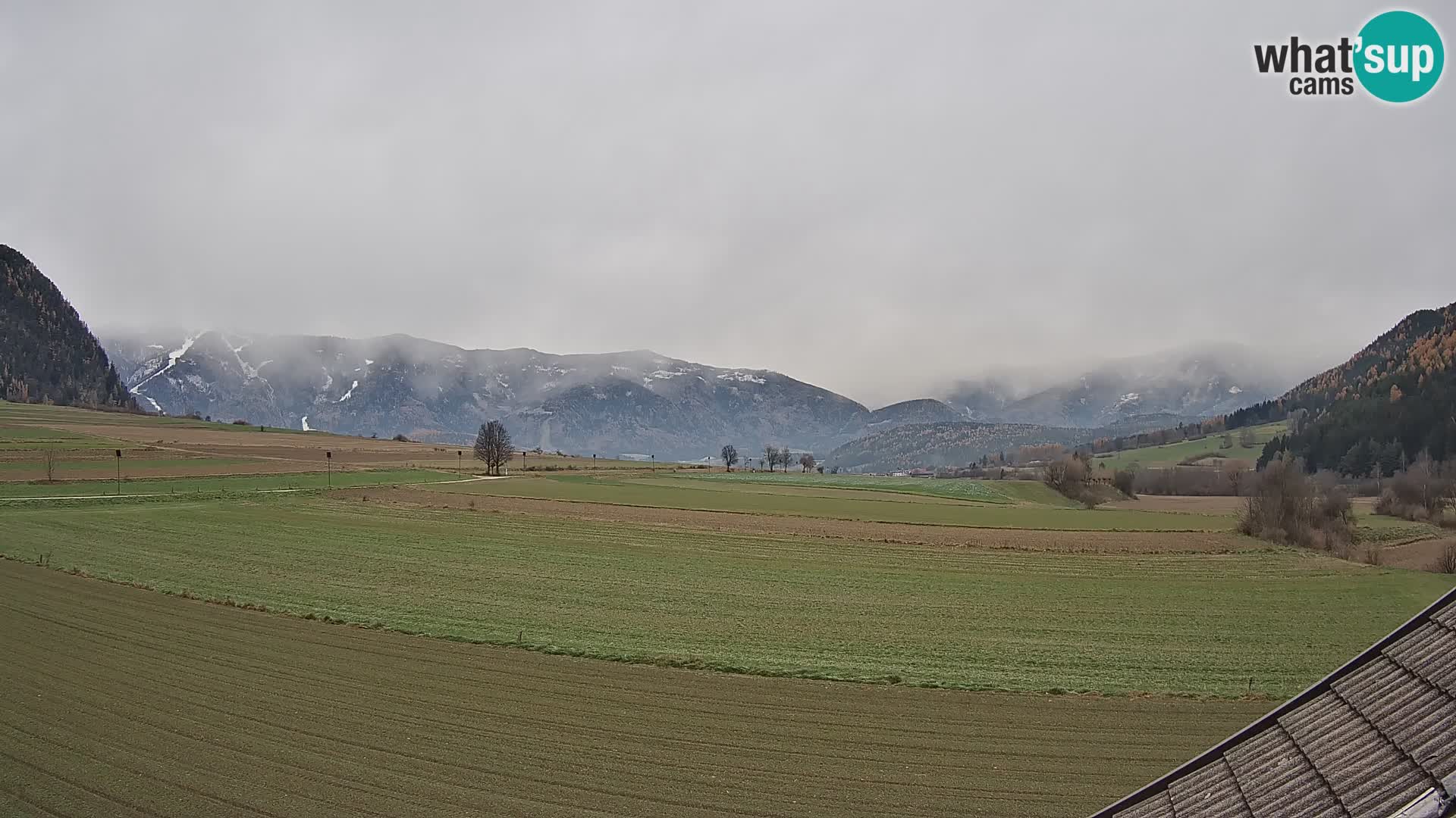 Gais | Blick vom Vintage Farm Winklerhof auf Kronplatz und Dolomiten