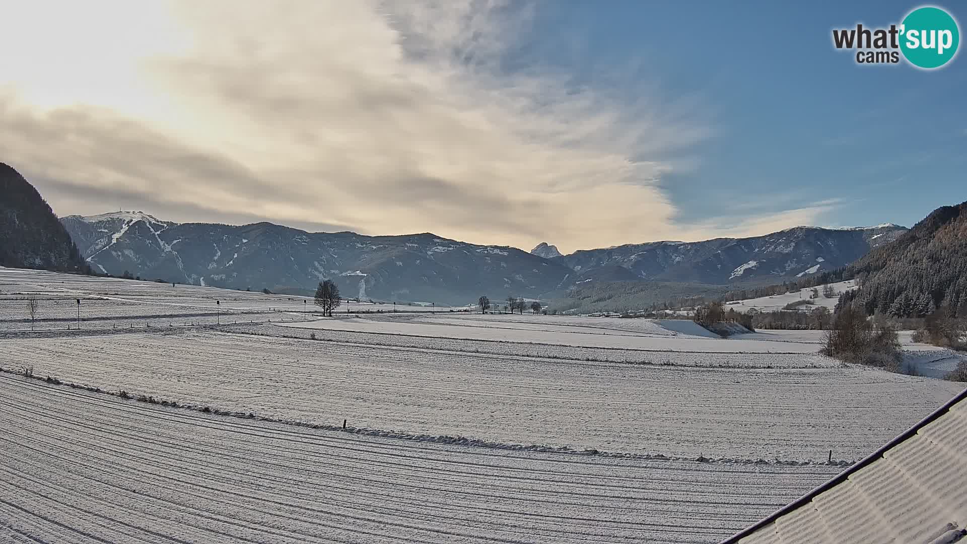 Gais | Vista desde la finca Winklerhof hacia Plan de Corones y los Dolomitas