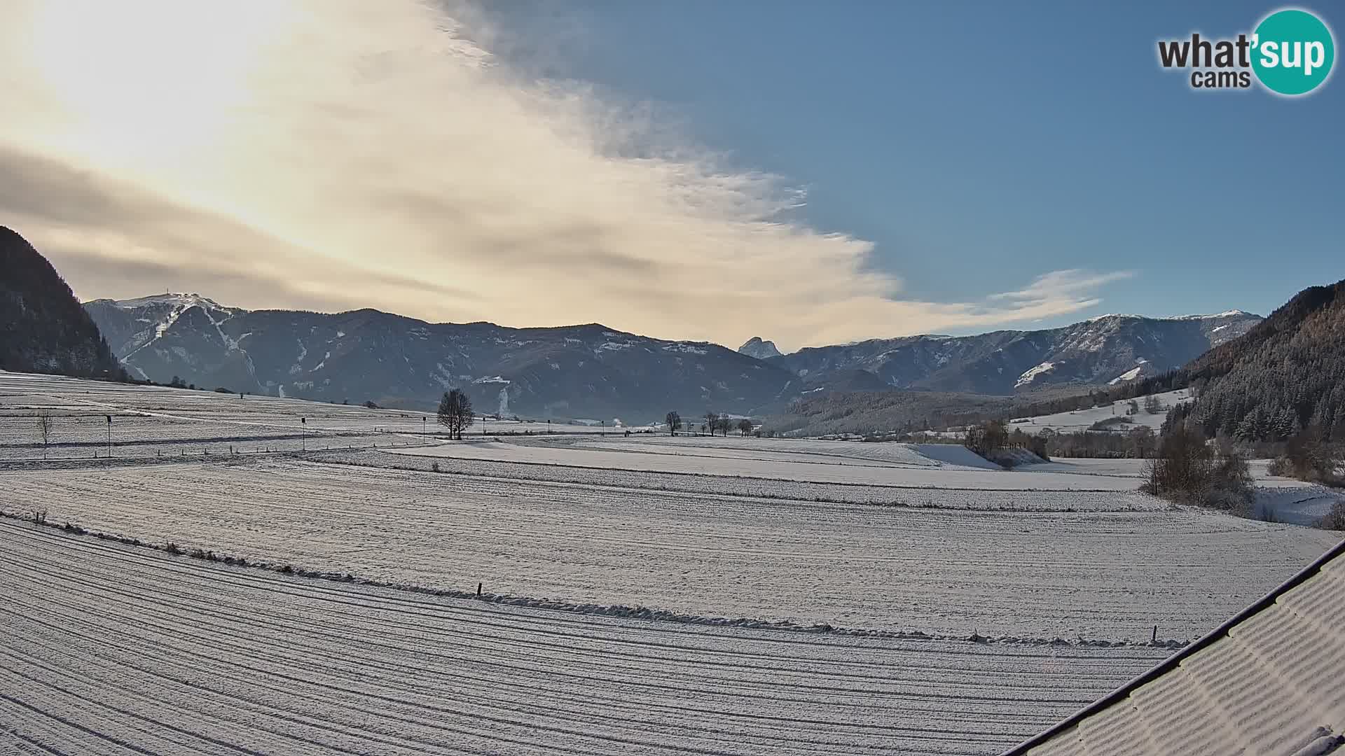 Gais | Vista desde la finca Winklerhof hacia Plan de Corones y los Dolomitas