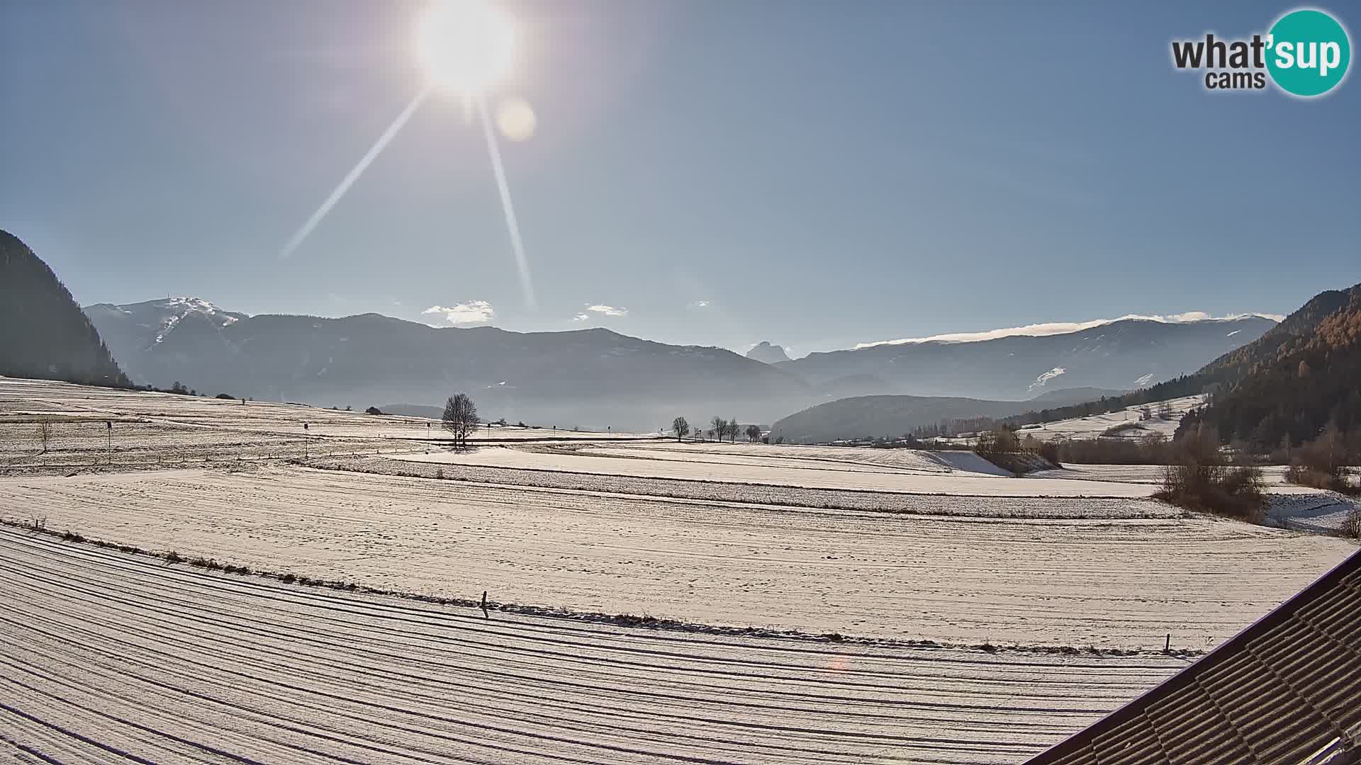 Gais | Vista desde la finca Winklerhof hacia Plan de Corones y los Dolomitas