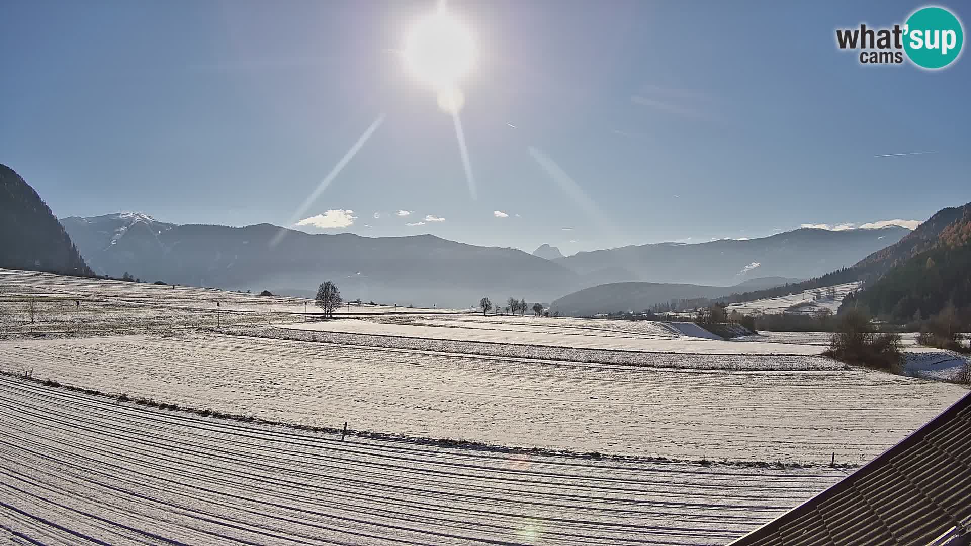 Gais | Vista desde la finca Winklerhof hacia Plan de Corones y los Dolomitas