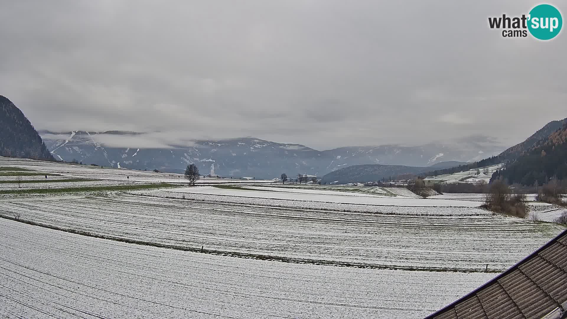 Gais | Vista desde la finca Winklerhof hacia Plan de Corones y los Dolomitas