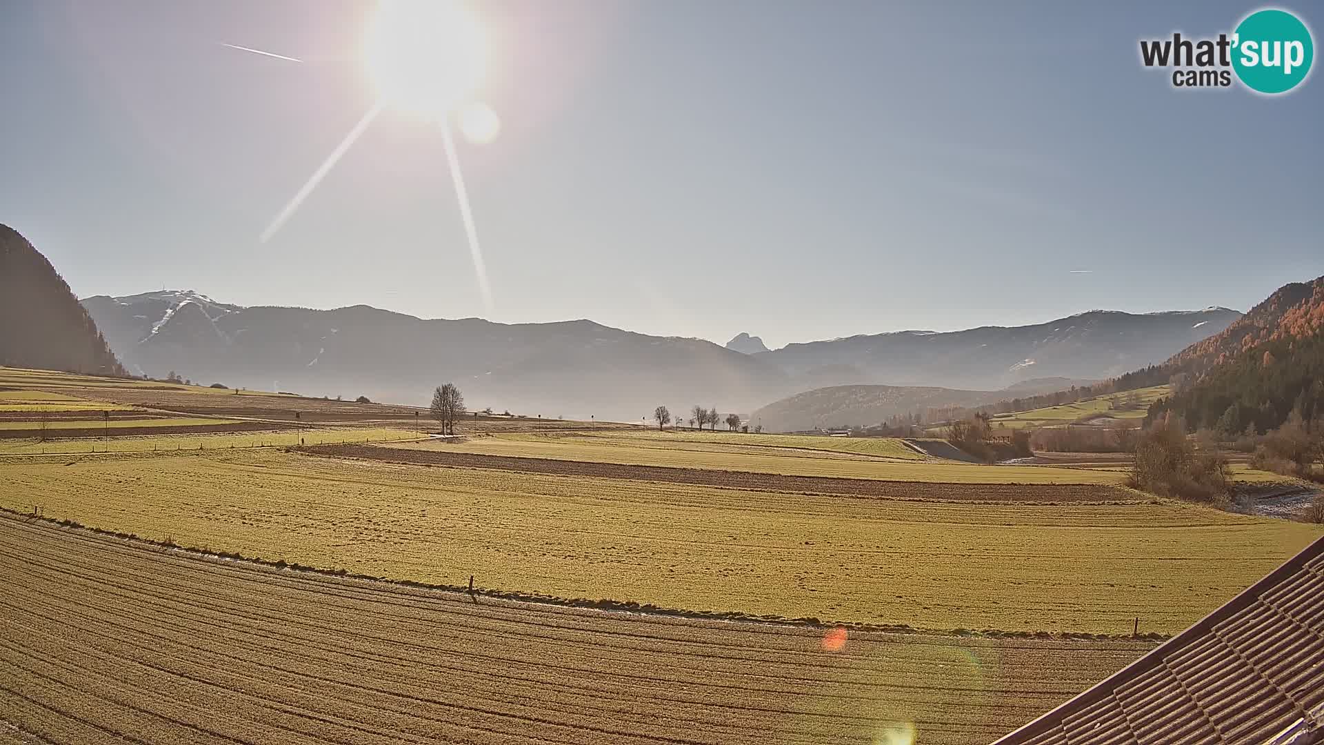 Gais | Vista desde la finca Winklerhof hacia Plan de Corones y los Dolomitas