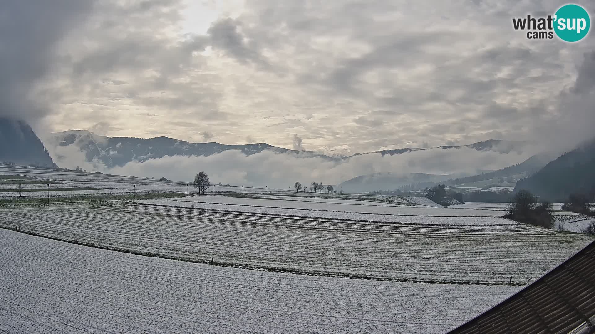 Gais | Vista desde la finca Winklerhof hacia Plan de Corones y los Dolomitas