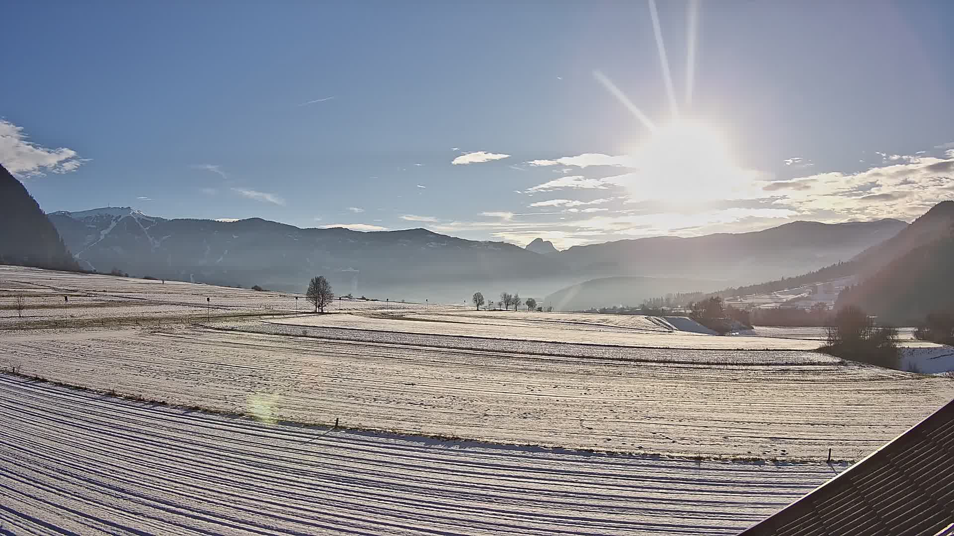 Gais | Blick vom Vintage Farm Winklerhof auf Kronplatz und Dolomiten