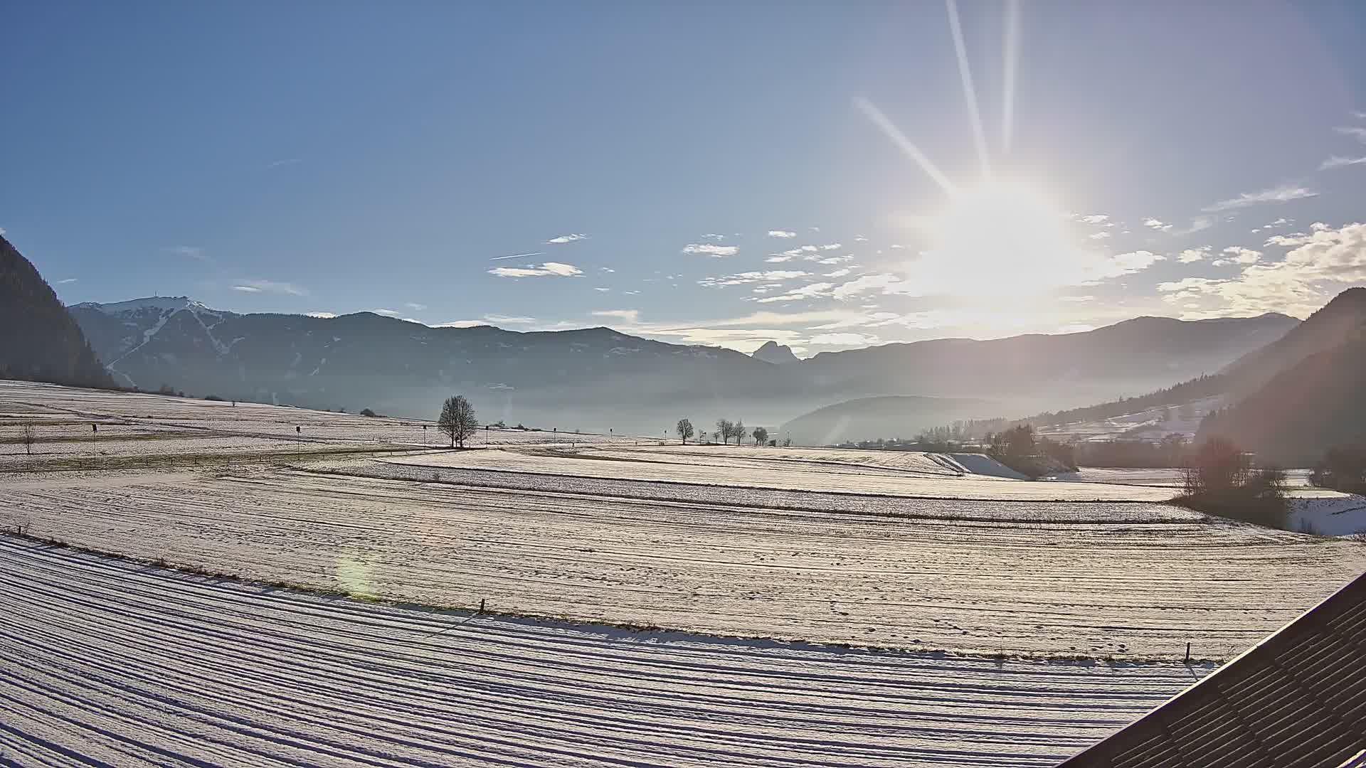 Gais | Vista desde la finca Winklerhof hacia Plan de Corones y los Dolomitas