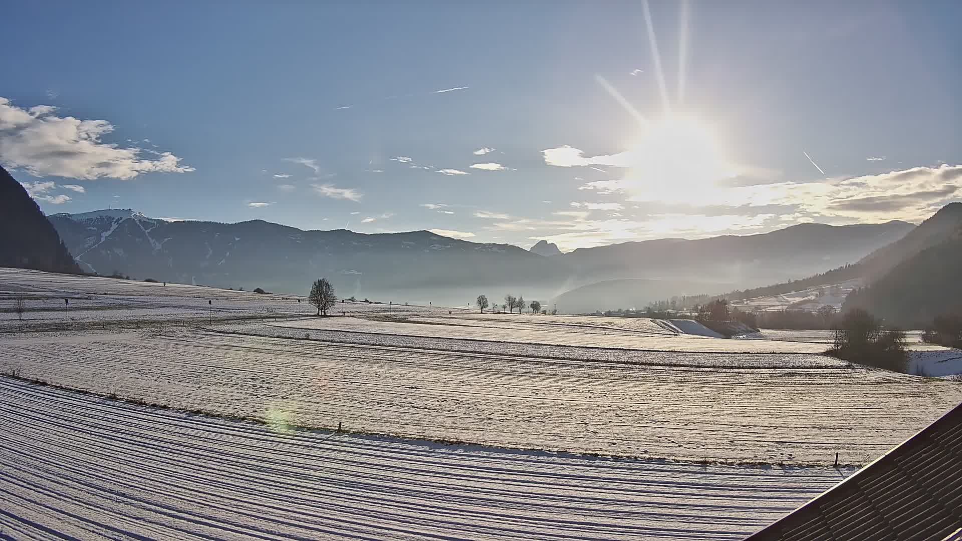 Gais | Vista desde la finca Winklerhof hacia Plan de Corones y los Dolomitas