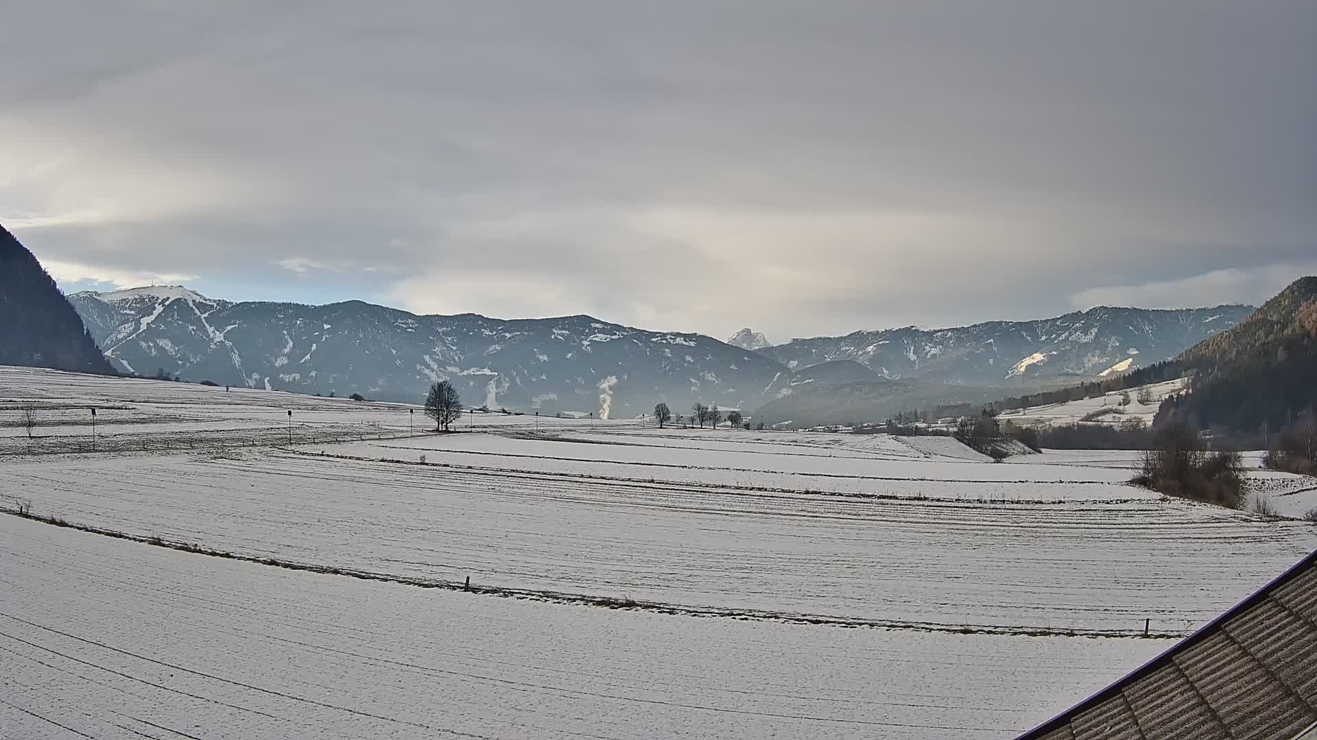 Gais | Vista desde la finca Winklerhof hacia Plan de Corones y los Dolomitas