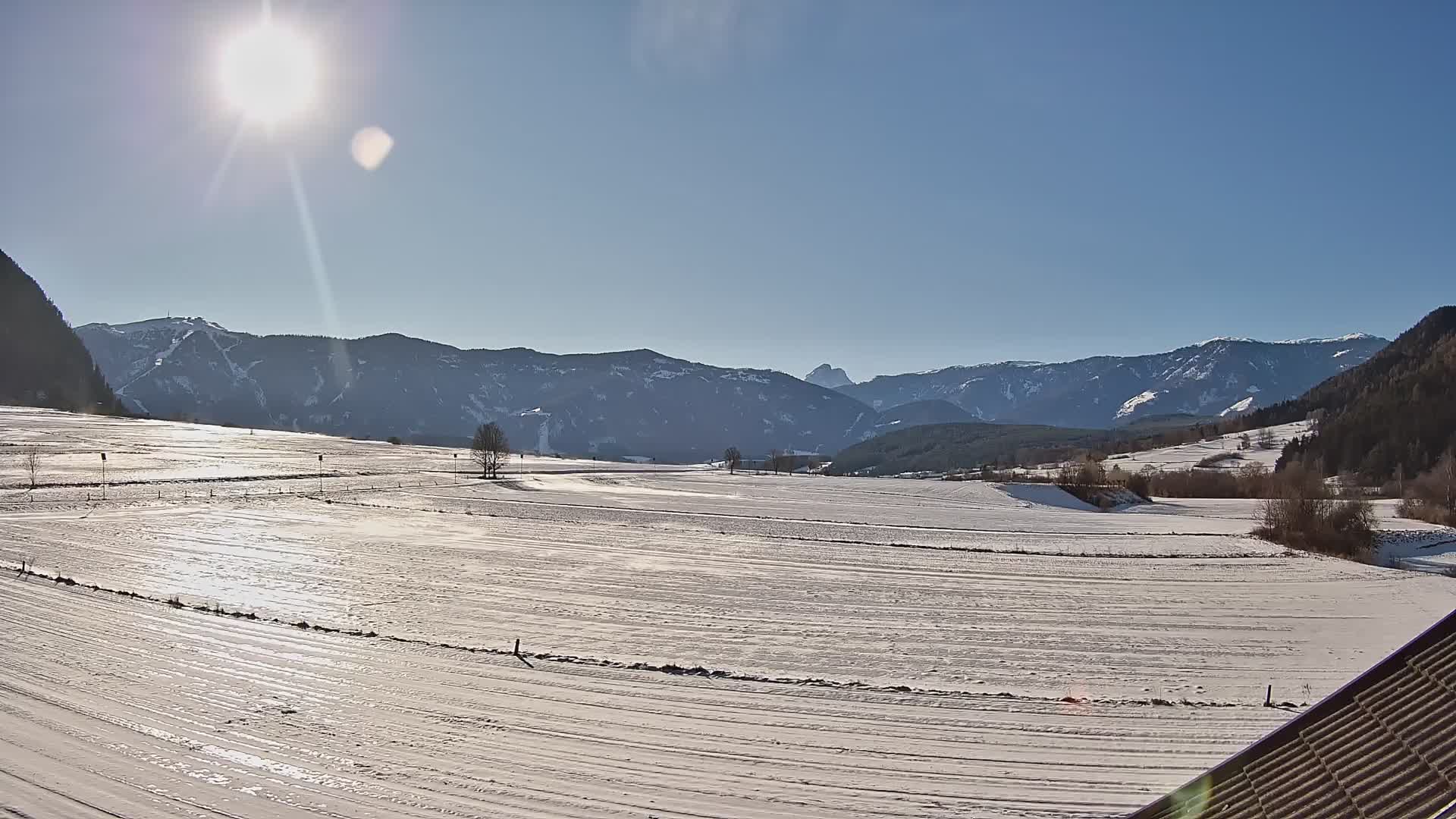 Gais | Vista desde la finca Winklerhof hacia Plan de Corones y los Dolomitas