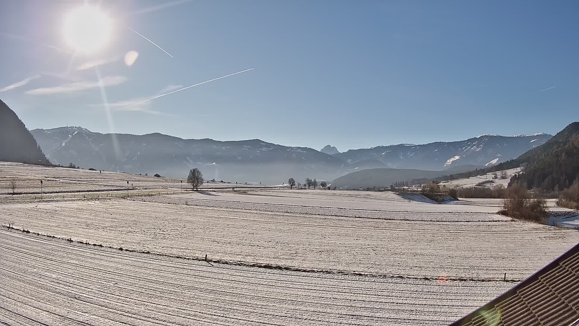 Gais | Vista desde la finca Winklerhof hacia Plan de Corones y los Dolomitas