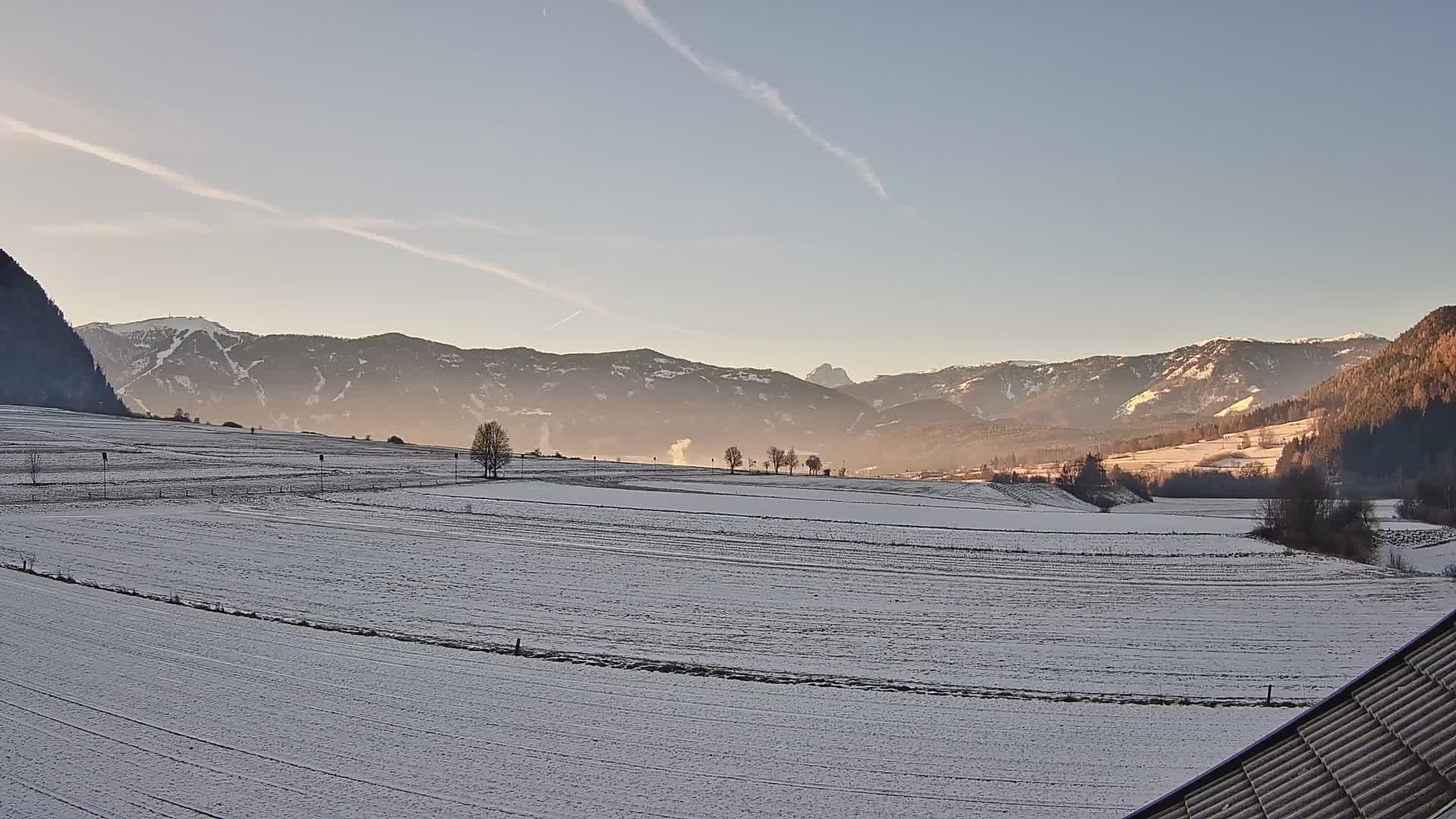 Gais | Vista desde la finca Winklerhof hacia Plan de Corones y los Dolomitas