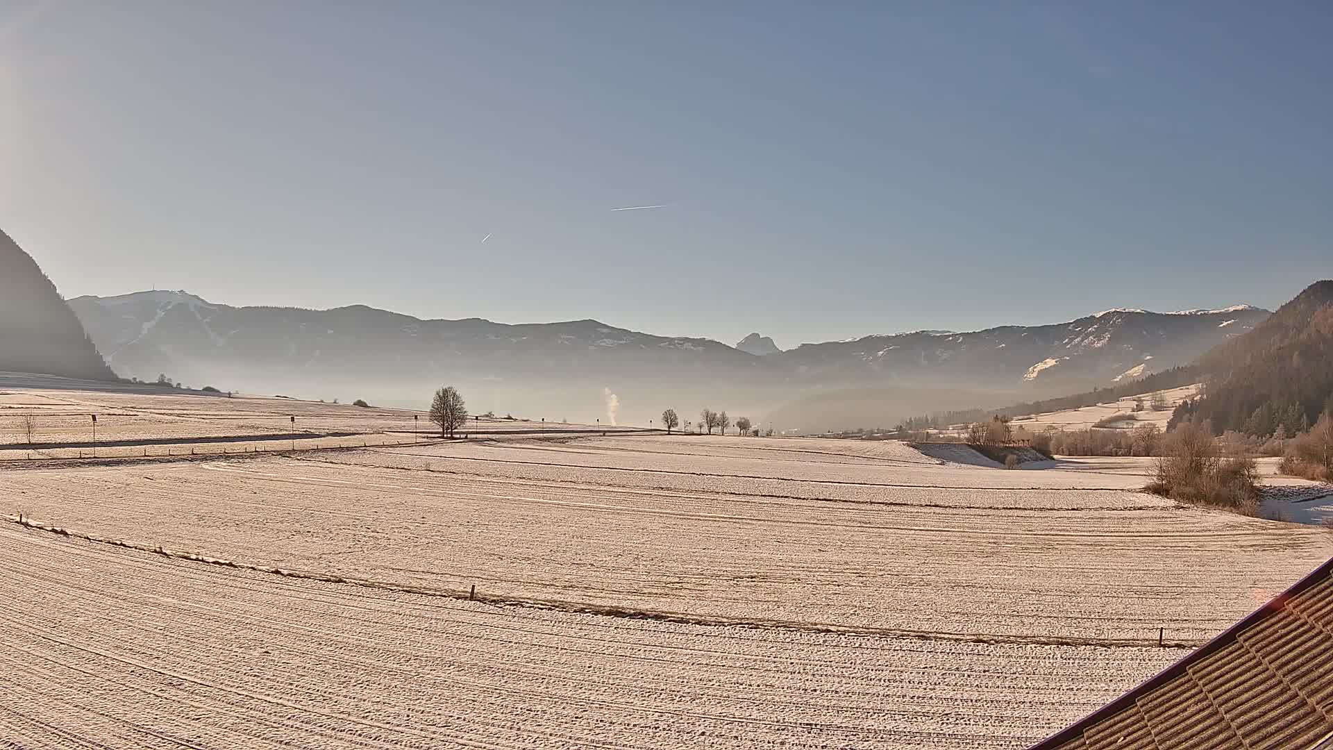 Gais | Vista desde la finca Winklerhof hacia Plan de Corones y los Dolomitas