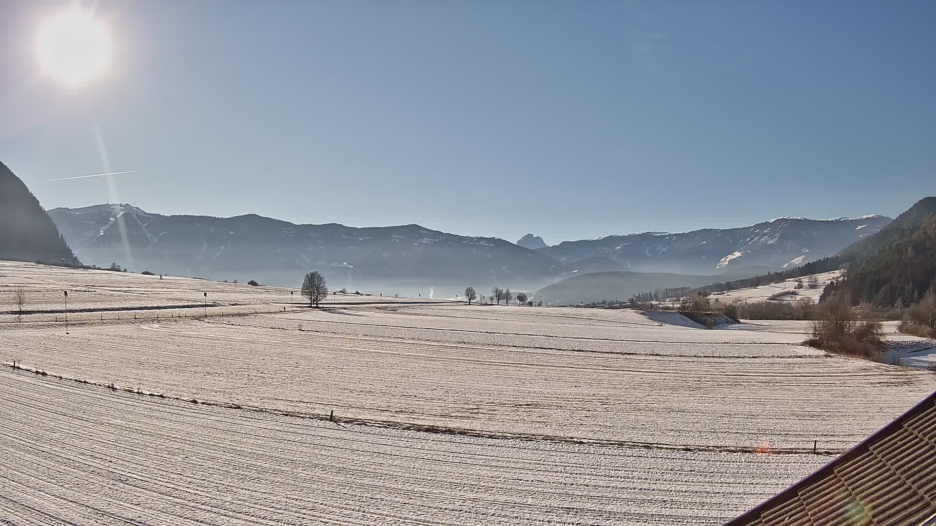 Gais | Vista desde la finca Winklerhof hacia Plan de Corones y los Dolomitas