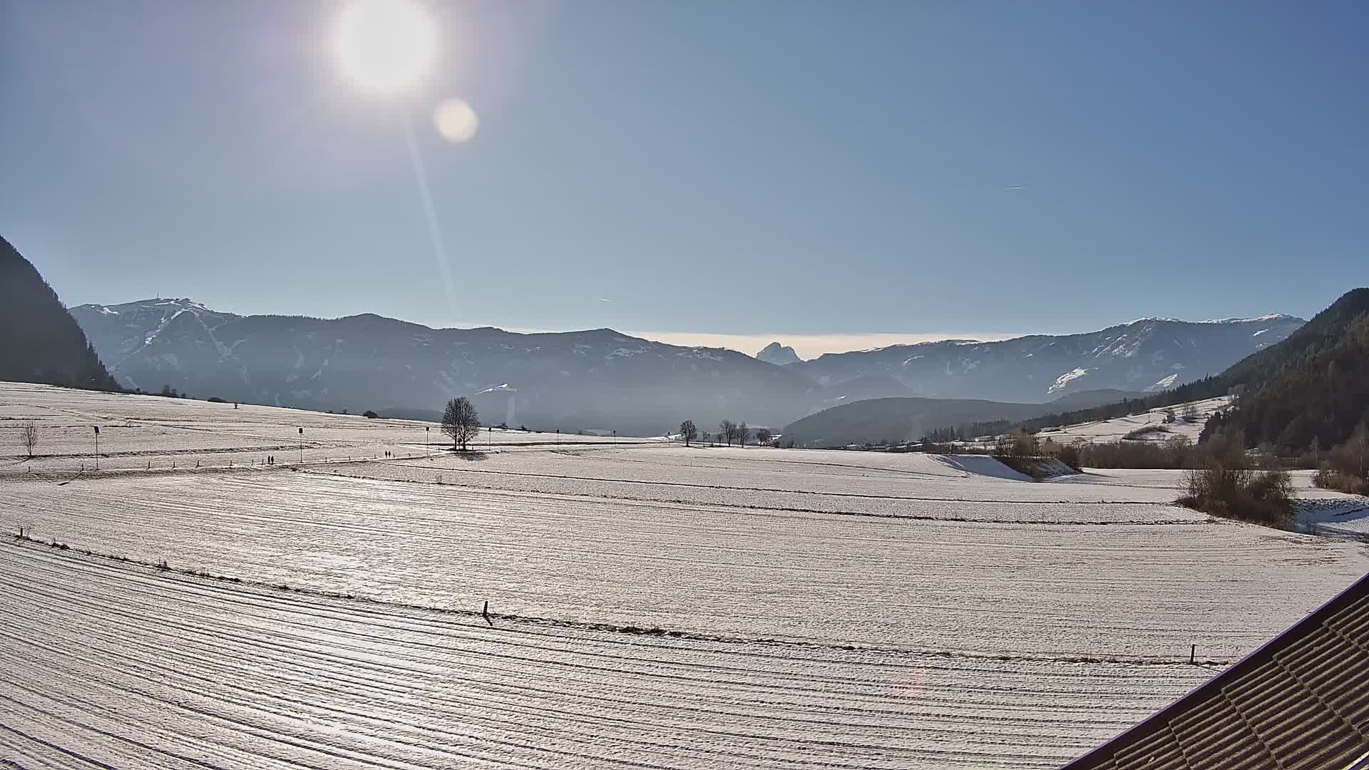 Gais | Vista desde la finca Winklerhof hacia Plan de Corones y los Dolomitas