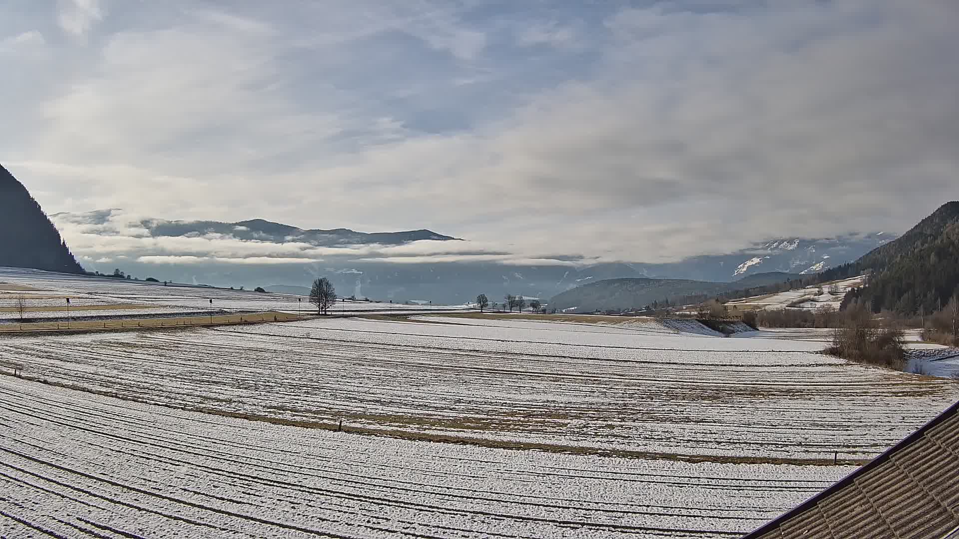 Gais | Vista desde la finca Winklerhof hacia Plan de Corones y los Dolomitas