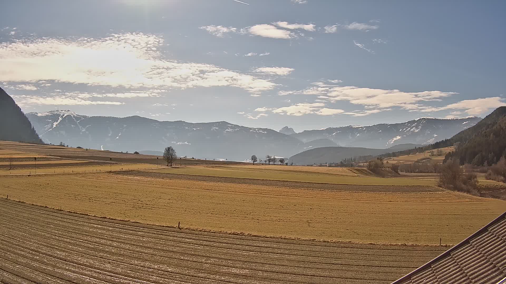 Gais | Vista desde la finca Winklerhof hacia Plan de Corones y los Dolomitas