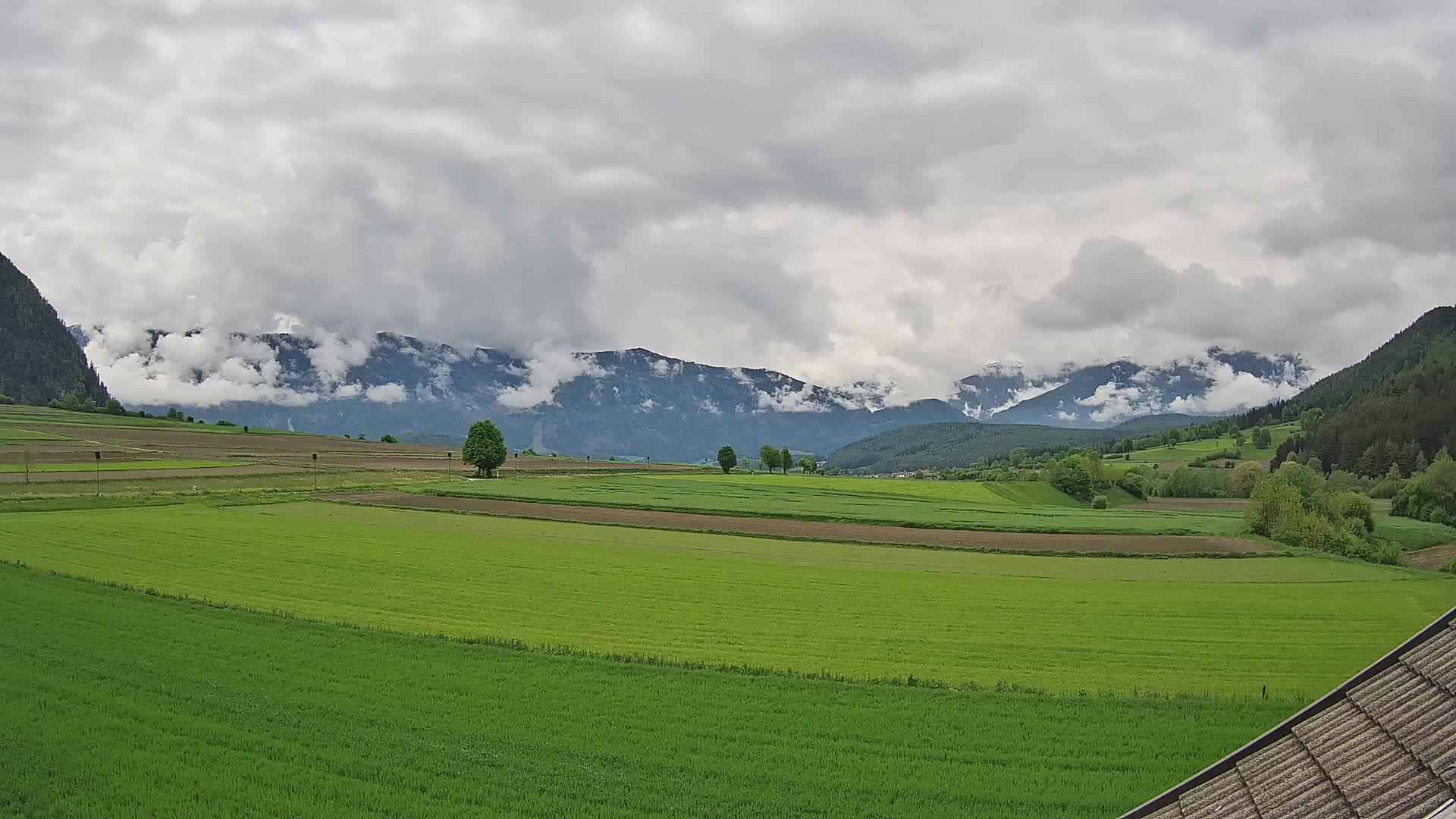 Gais | Blick vom Vintage Farm Winklerhof auf Kronplatz und Dolomiten