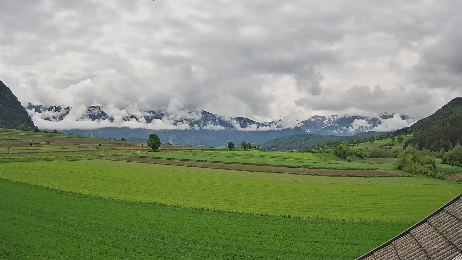 Gais | View from Vintage Farm Winklerhof to Kronplatz and Dolomites