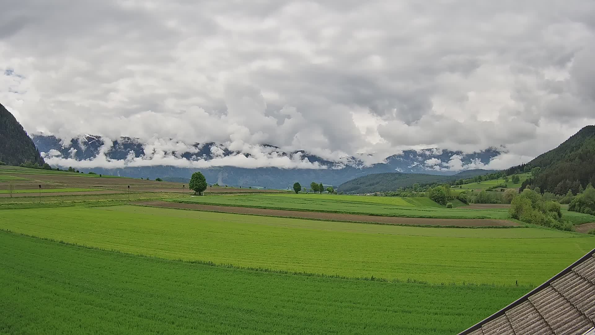 Gais | Blick vom Vintage Farm Winklerhof auf Kronplatz und Dolomiten
