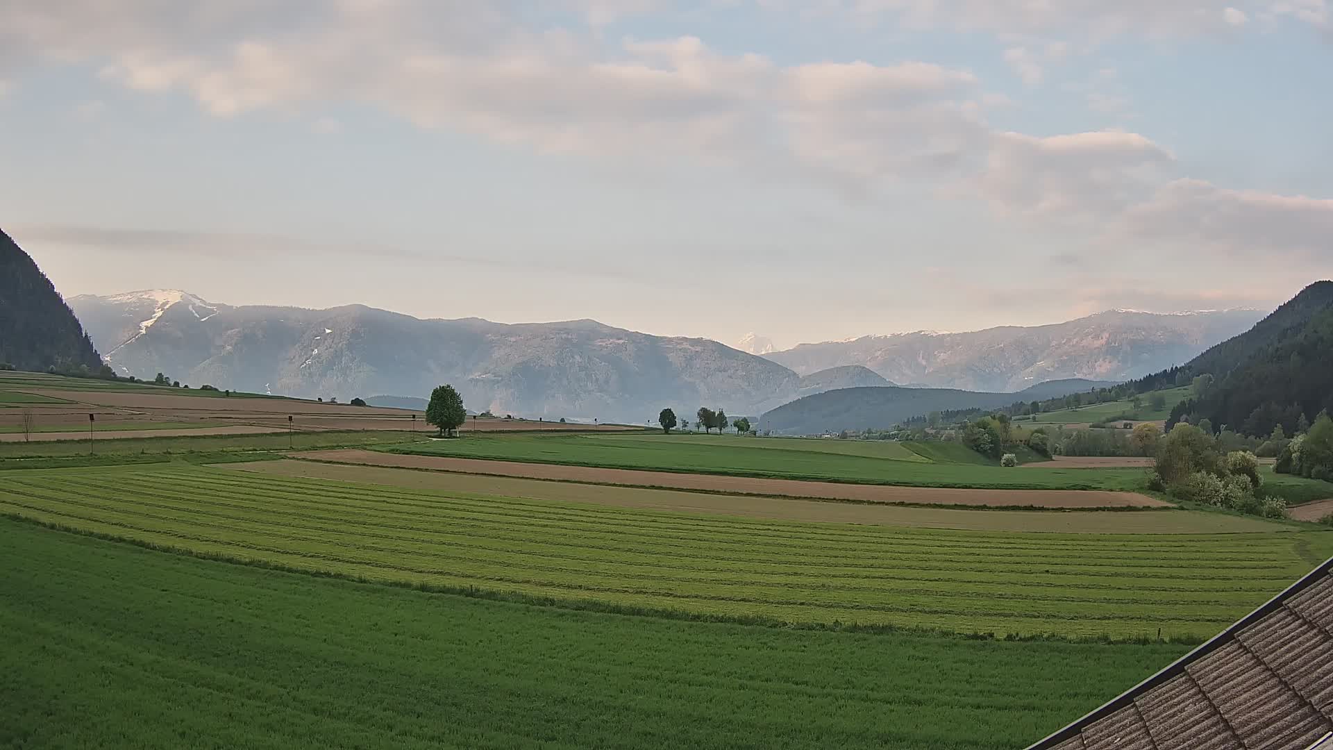 Gais | Blick vom Vintage Farm Winklerhof auf Kronplatz und Dolomiten