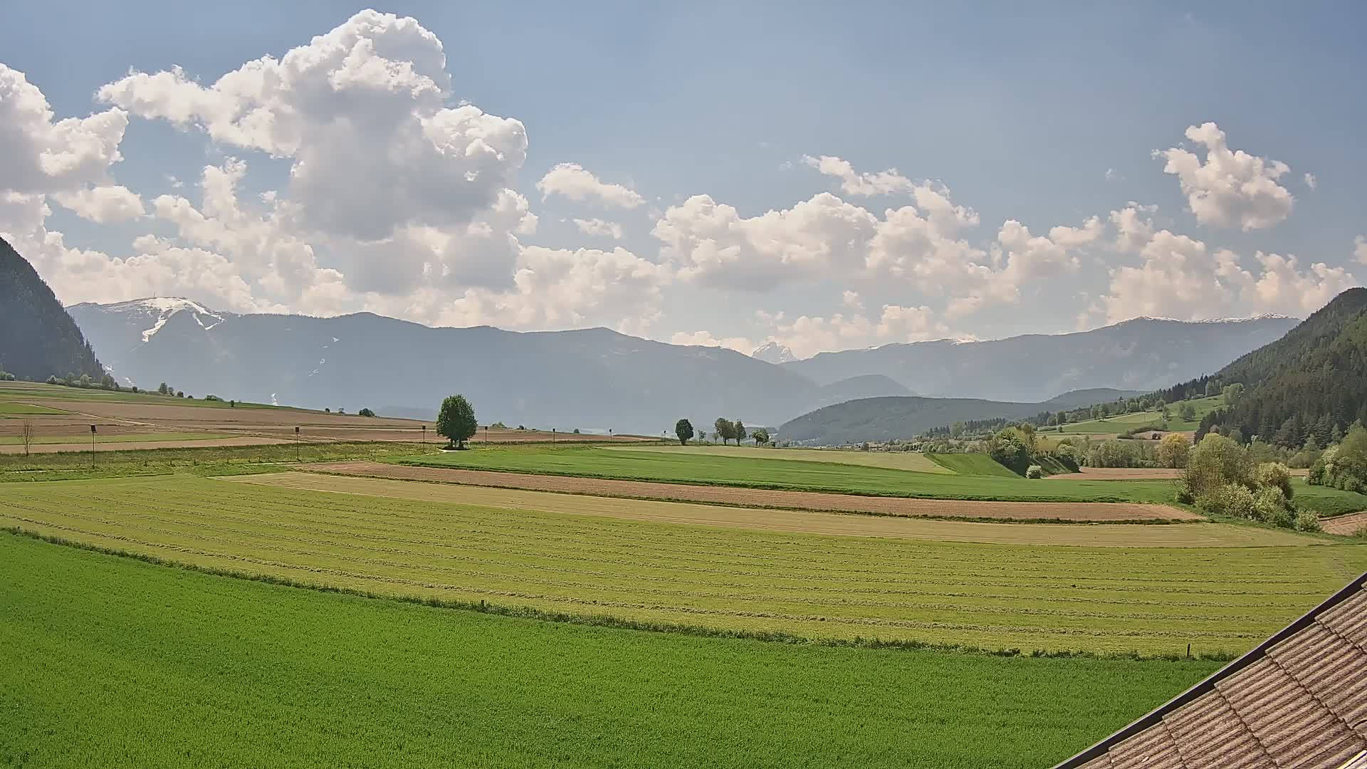 Gais | View from Vintage Farm Winklerhof to Kronplatz and Dolomites