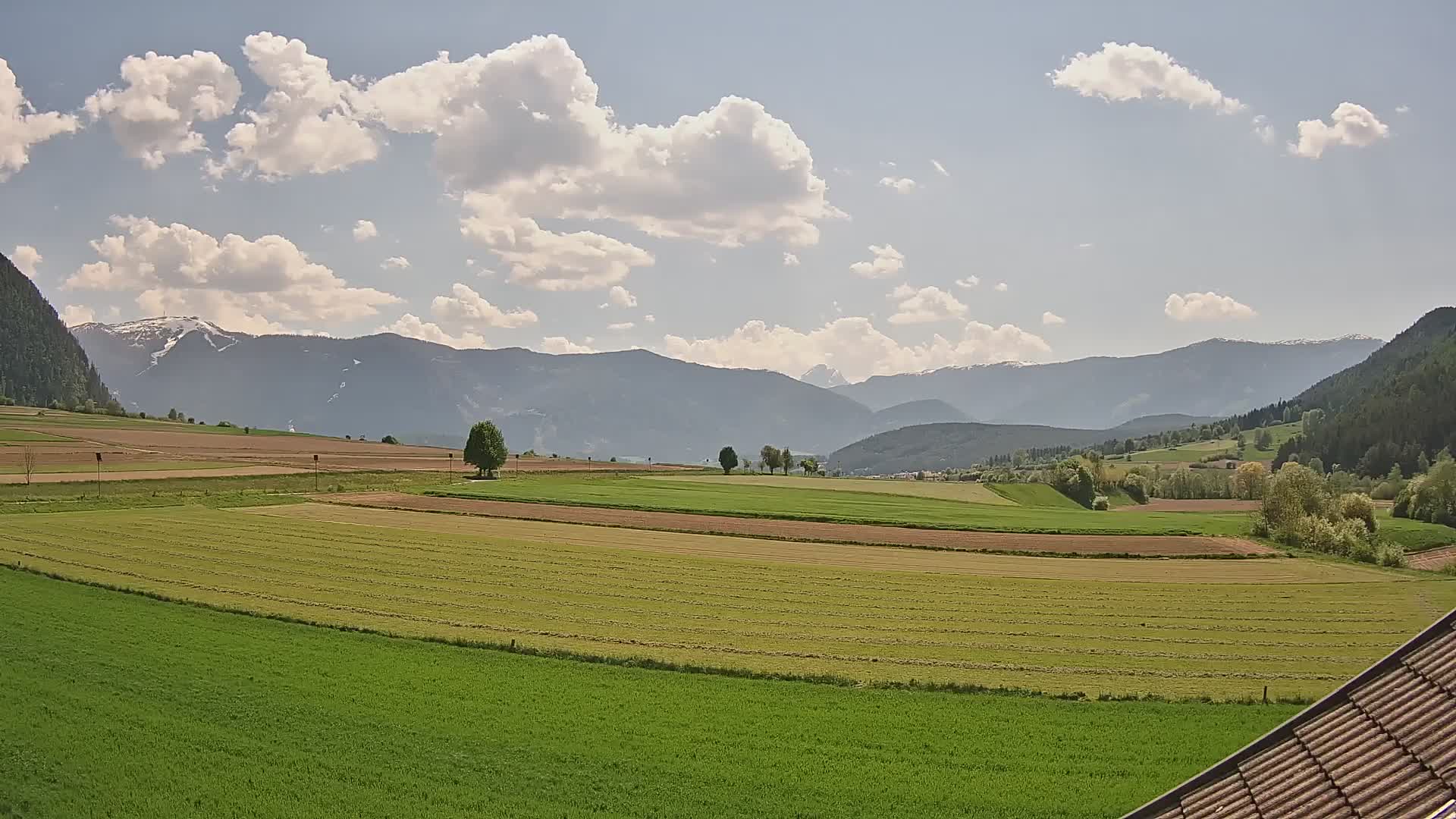 Gais | View from Vintage Farm Winklerhof to Kronplatz and Dolomites