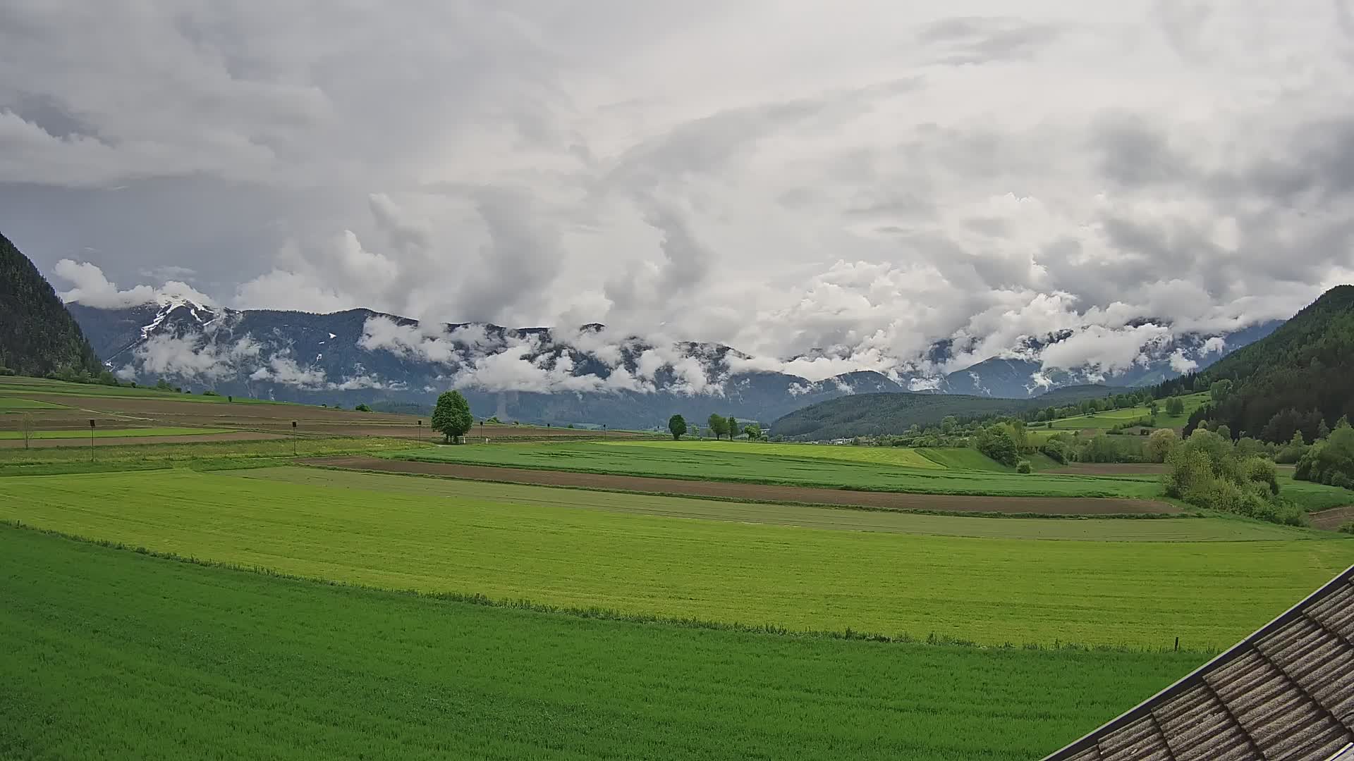 Gais | View from Vintage Farm Winklerhof to Kronplatz and Dolomites