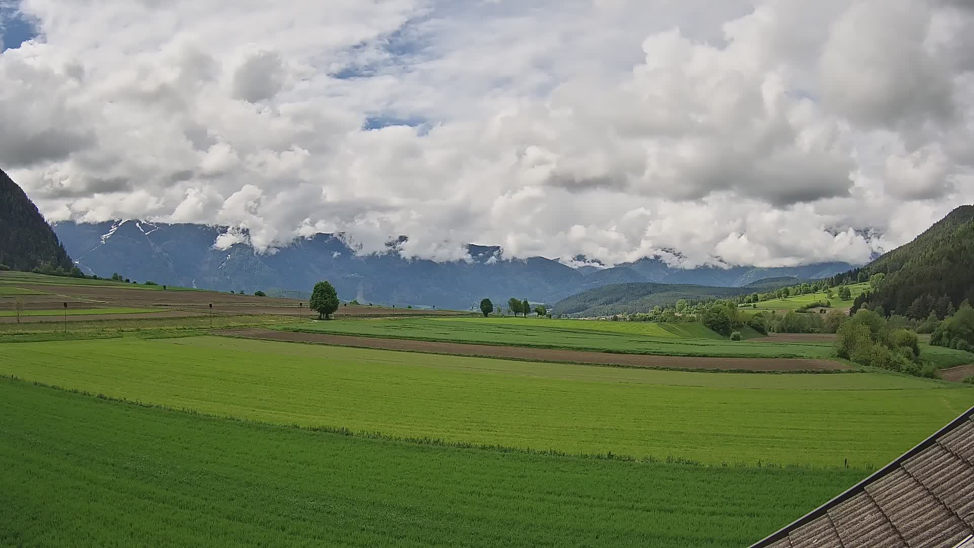 Gais | View from Vintage Farm Winklerhof to Kronplatz and Dolomites