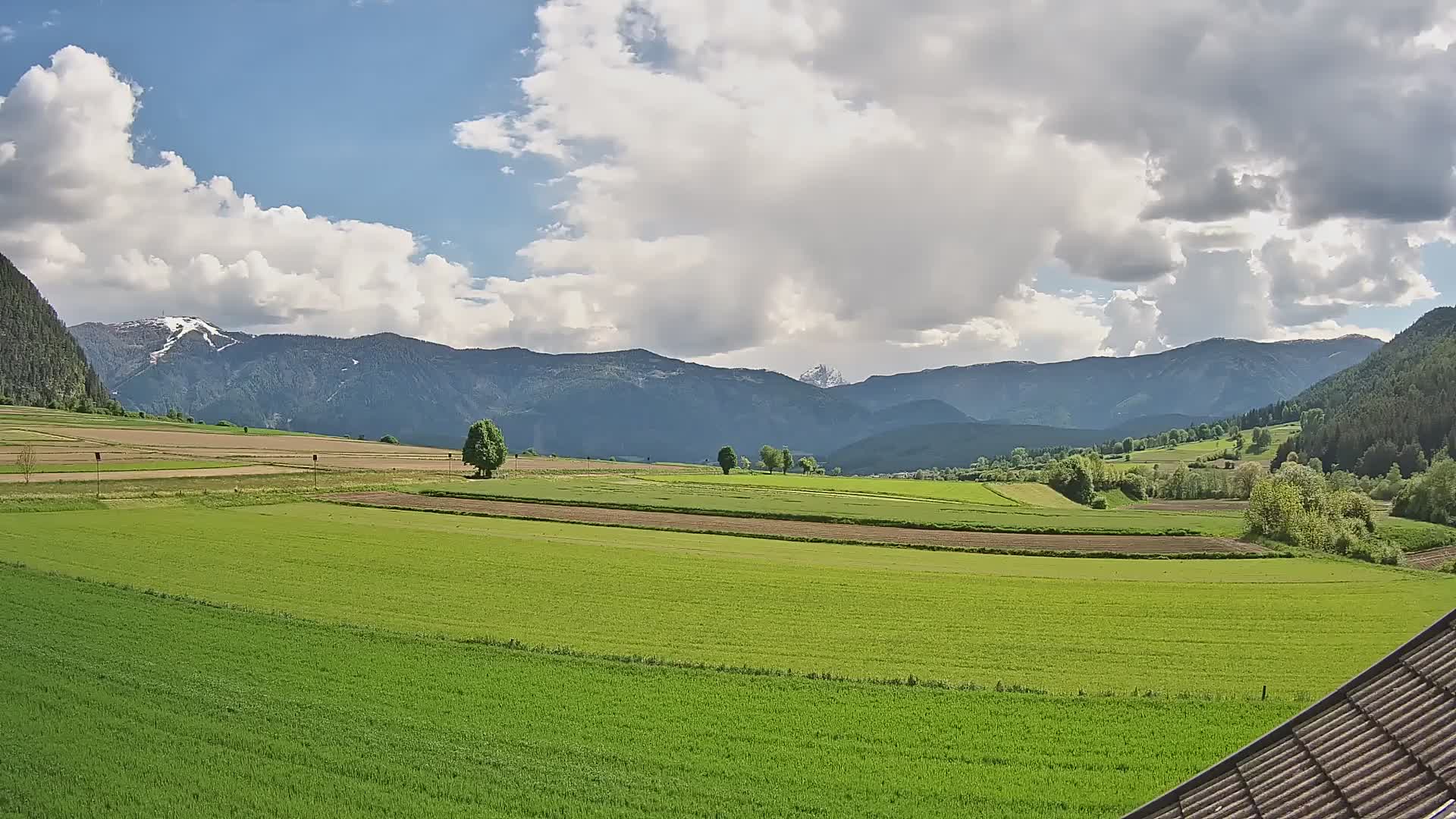 Gais | Vue depuis la Vintage de Winklerhof sur Kronplatz et les Dolomites