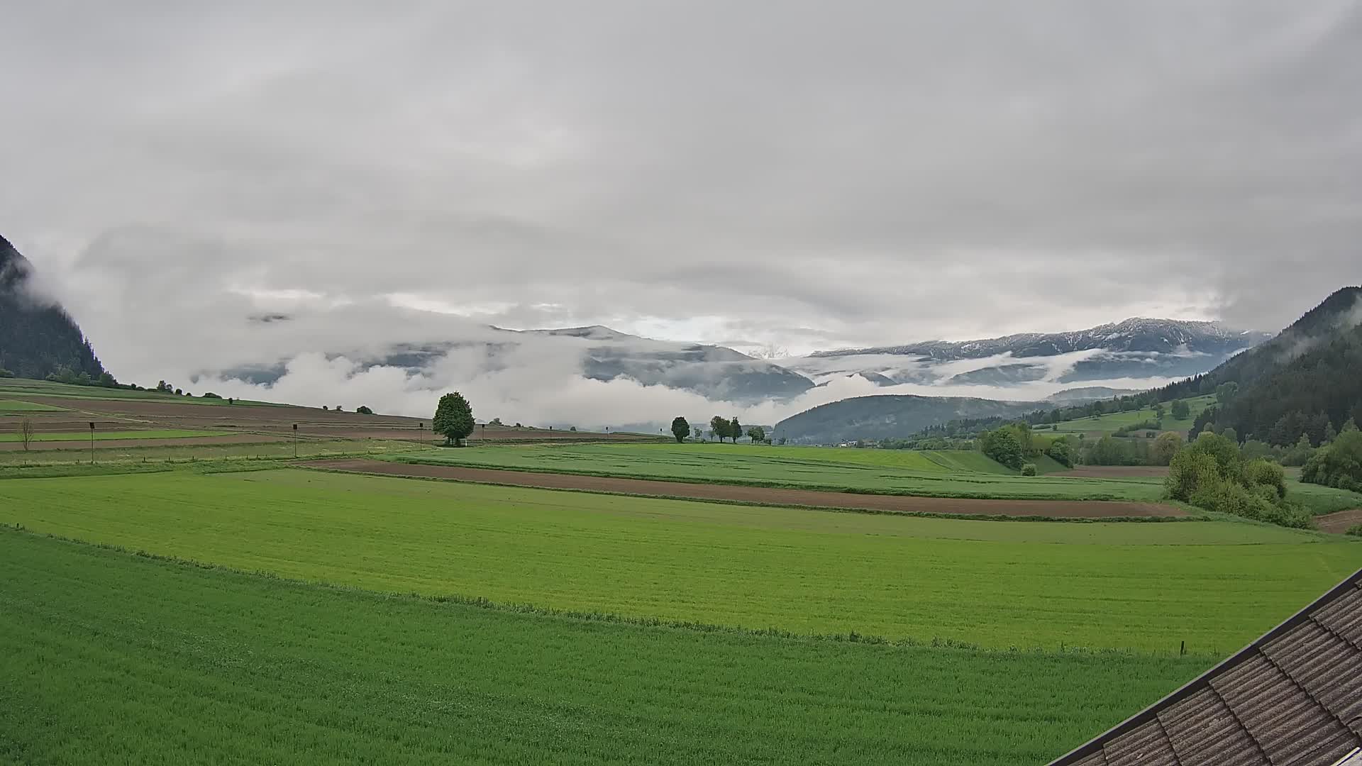 Gais | Blick vom Vintage Farm Winklerhof auf Kronplatz und Dolomiten