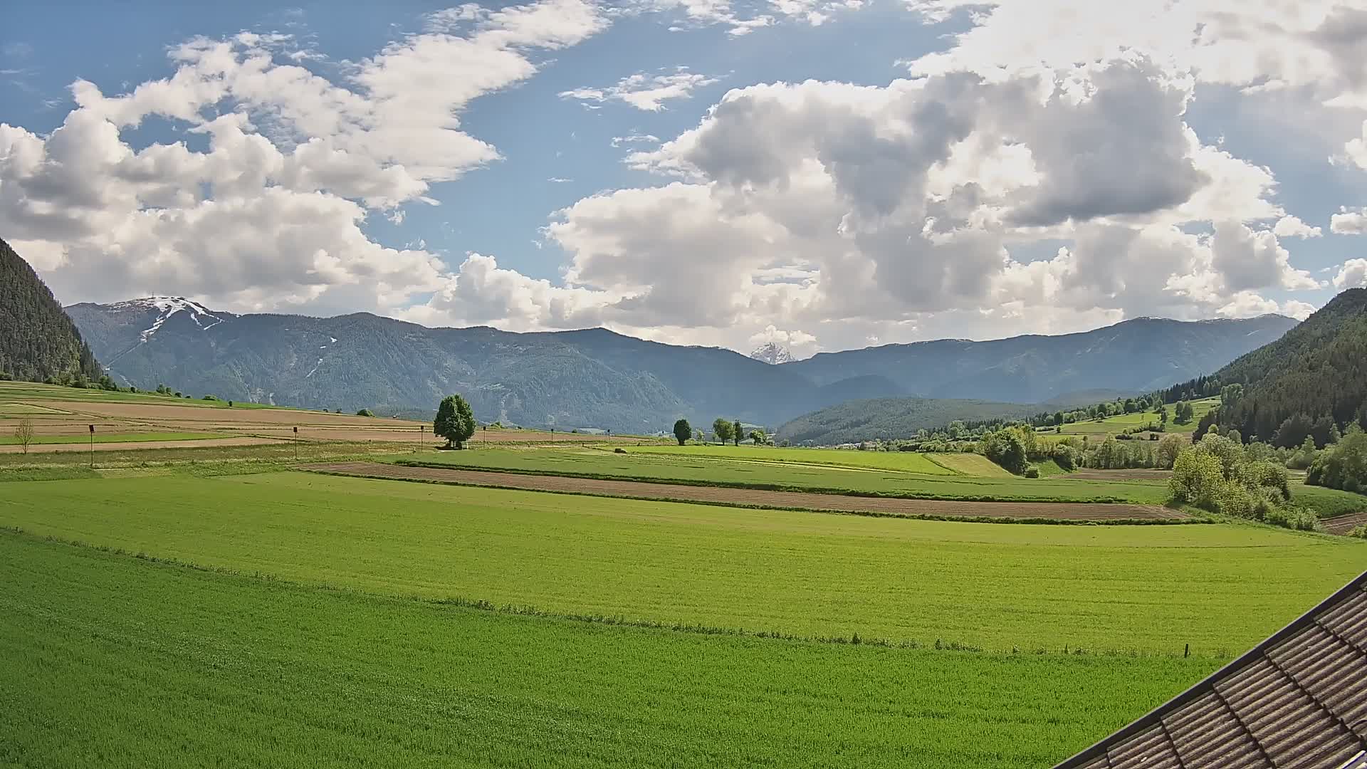 Gais | View from Vintage Farm Winklerhof to Kronplatz and Dolomites