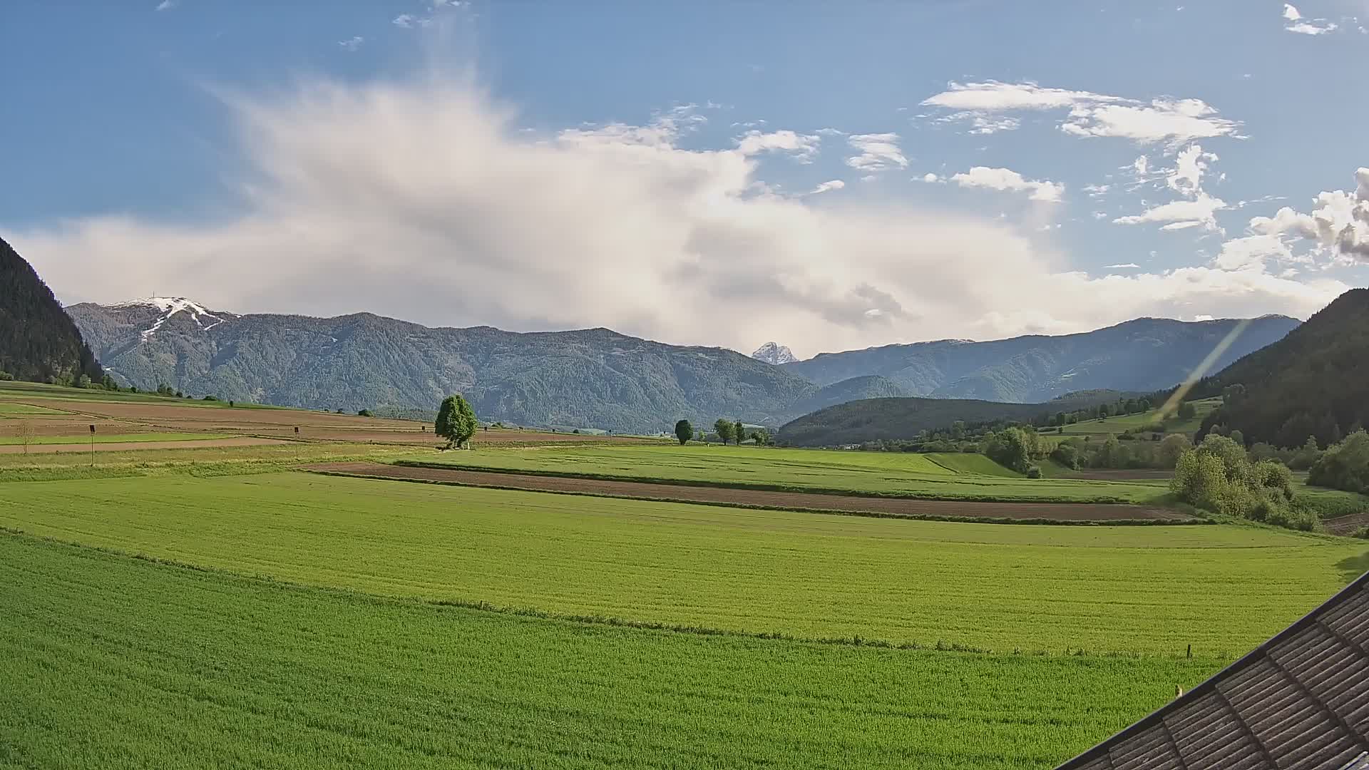 Gais | View from Vintage Farm Winklerhof to Kronplatz and Dolomites