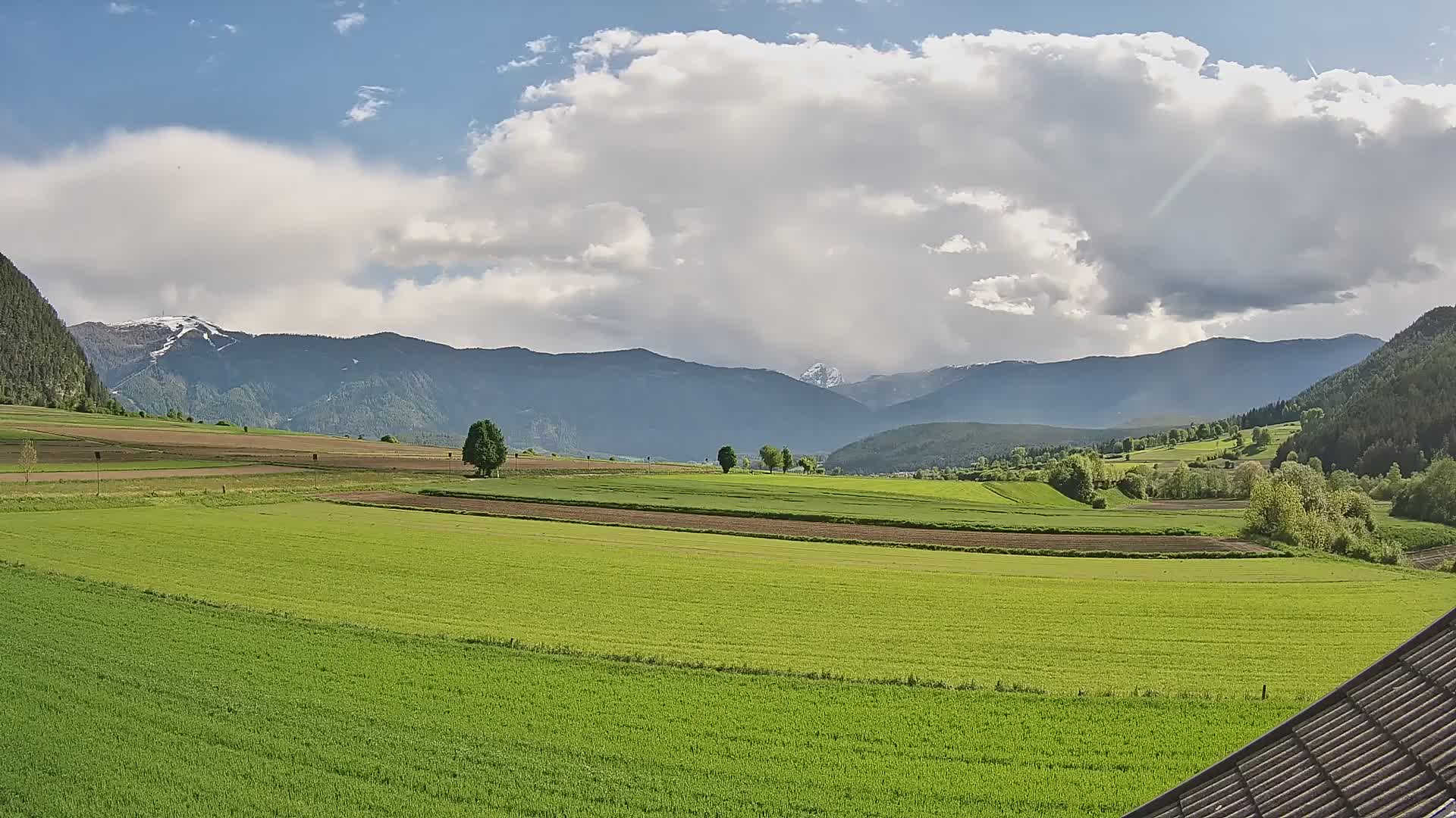 Gais | View from Vintage Farm Winklerhof to Kronplatz and Dolomites