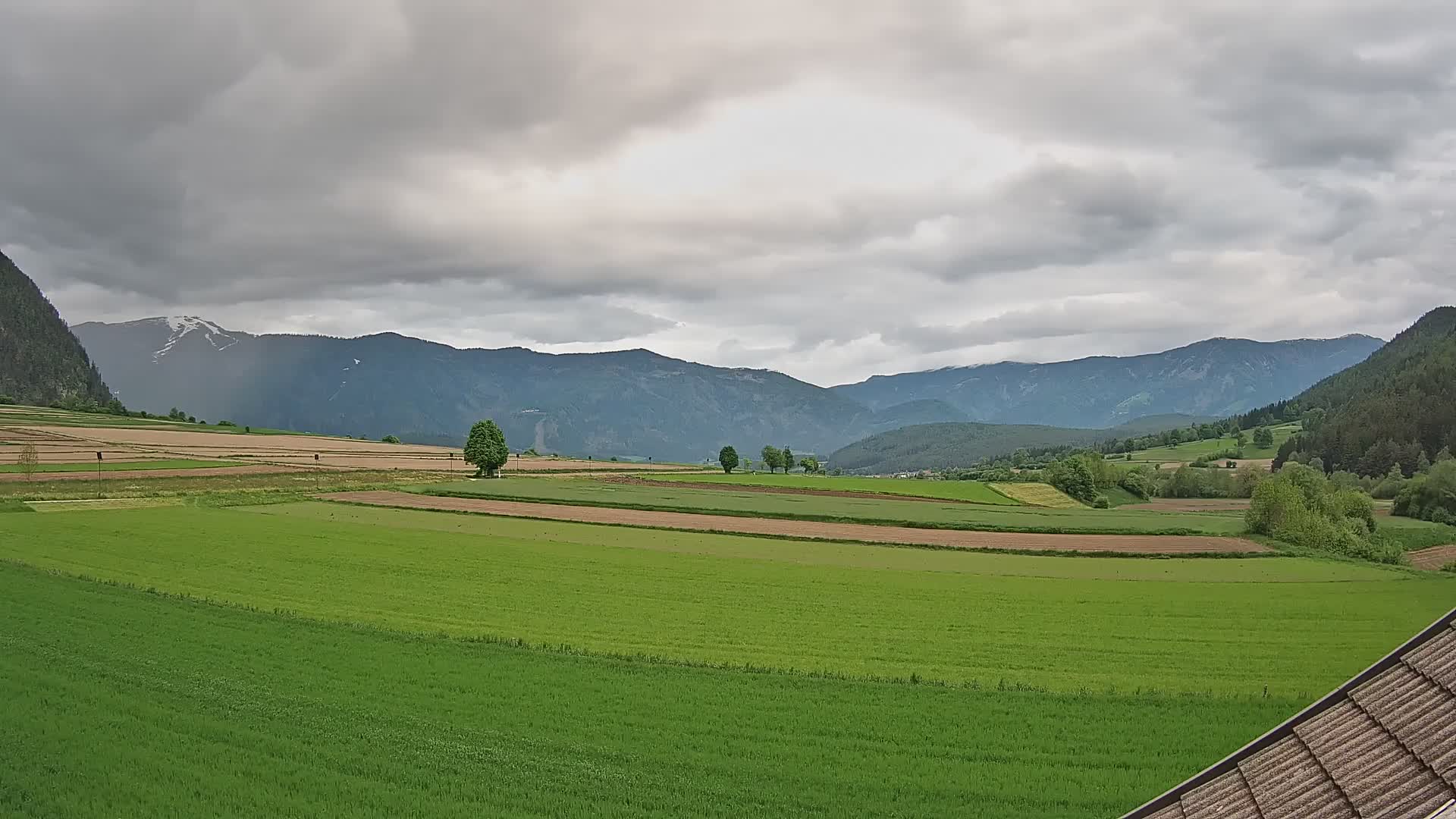Gais | View from Vintage Farm Winklerhof to Kronplatz and Dolomites