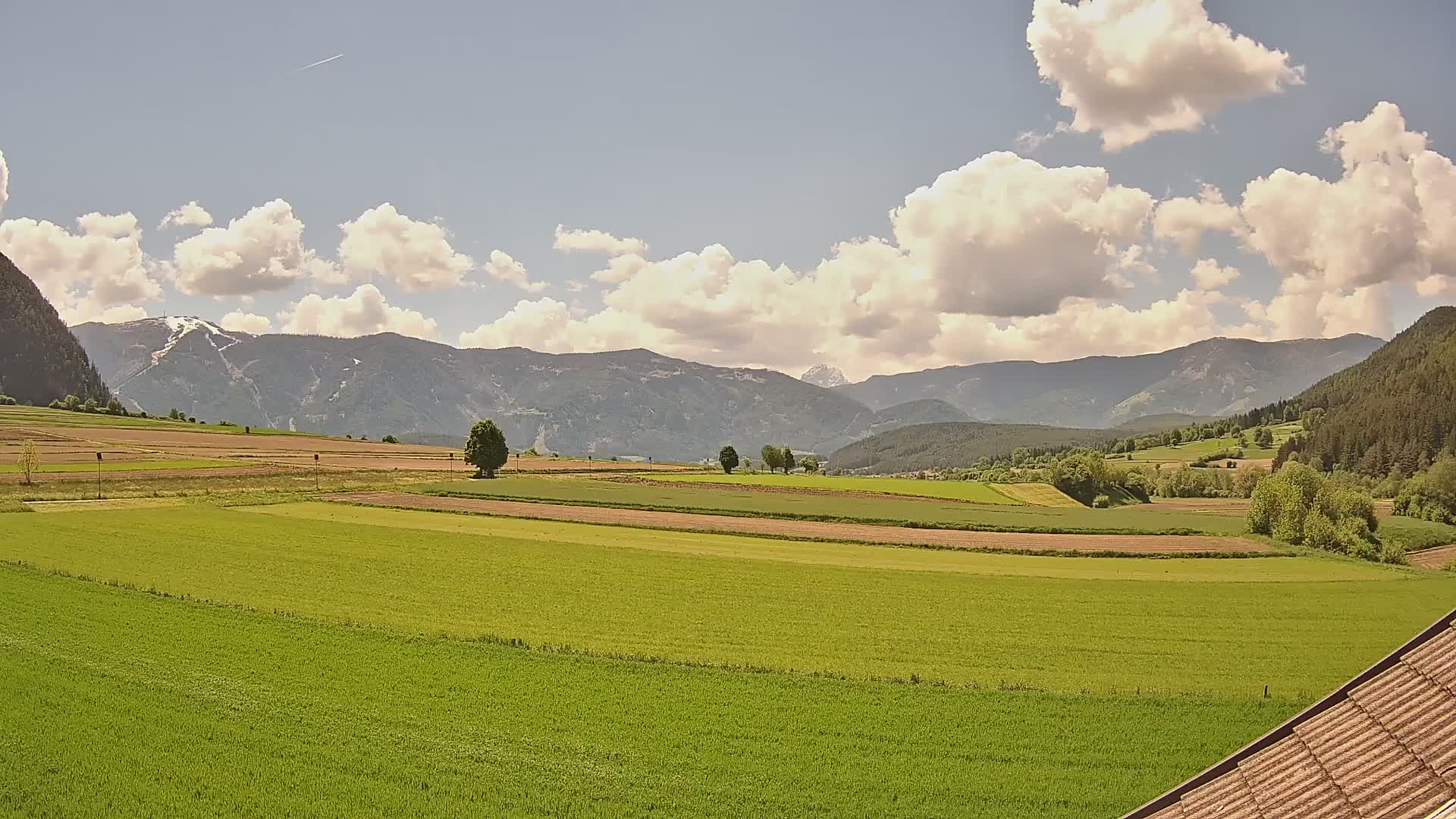 Gais | View from Vintage Farm Winklerhof to Kronplatz and Dolomites