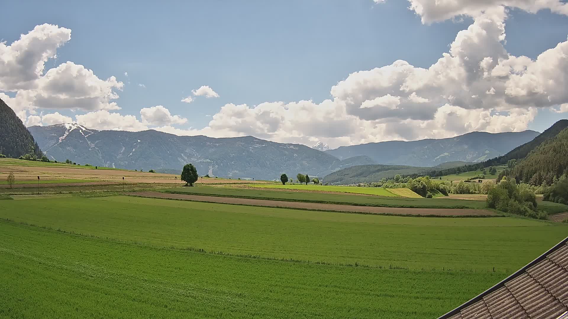 Gais | View from Vintage Farm Winklerhof to Kronplatz and Dolomites