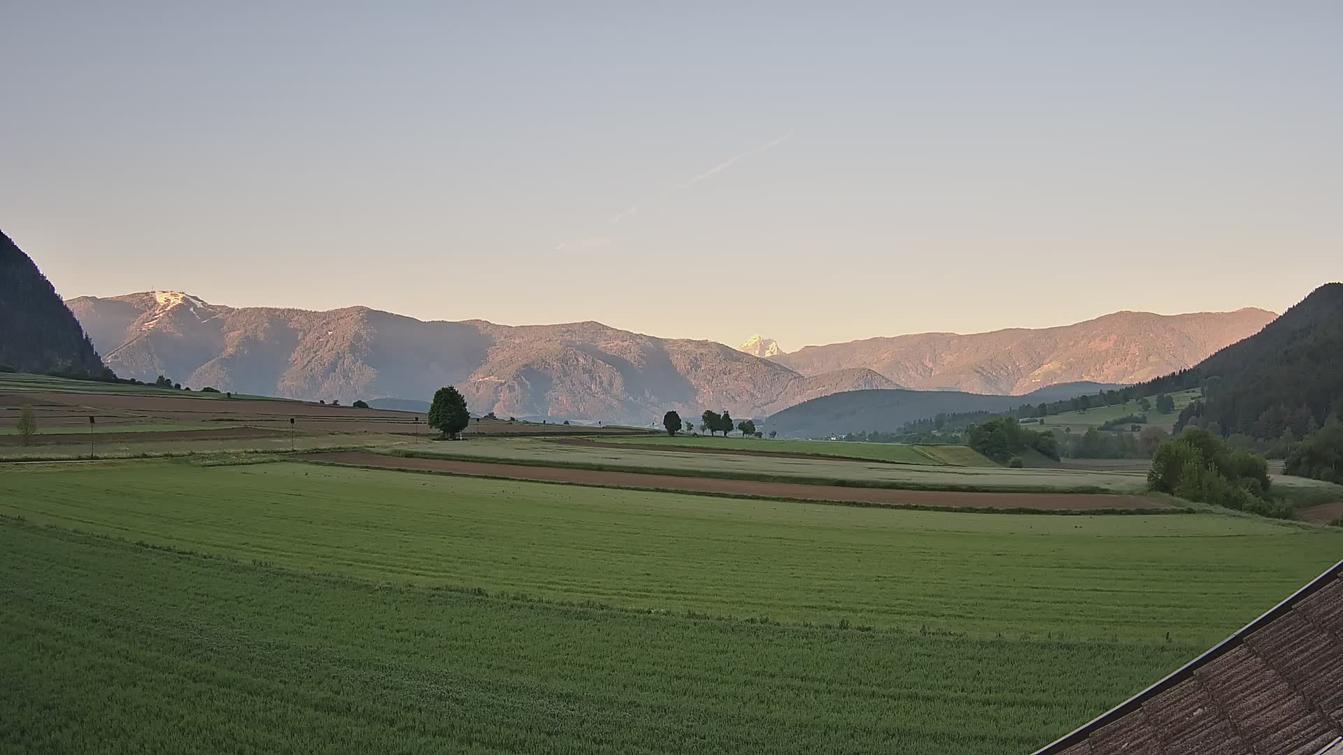 Gais | View from Vintage Farm Winklerhof to Kronplatz and Dolomites