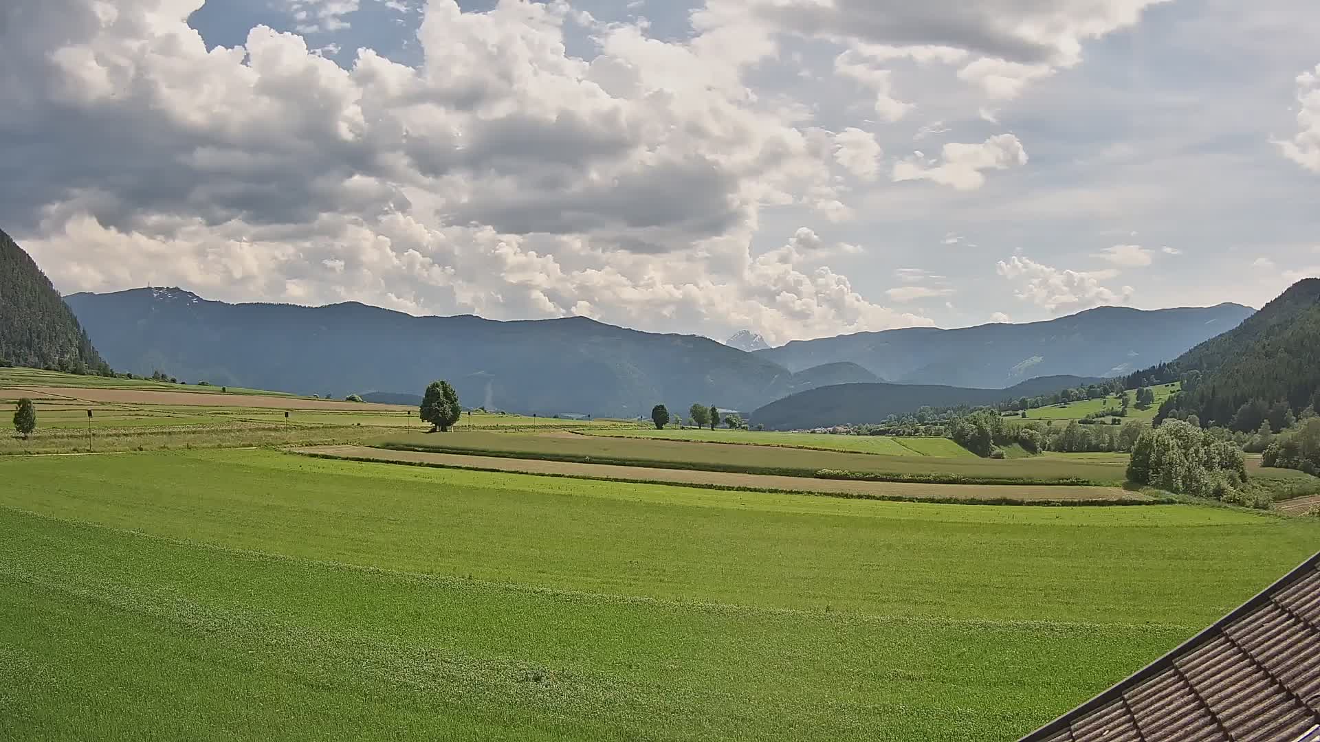 Gais | View from Vintage Farm Winklerhof to Kronplatz and Dolomites