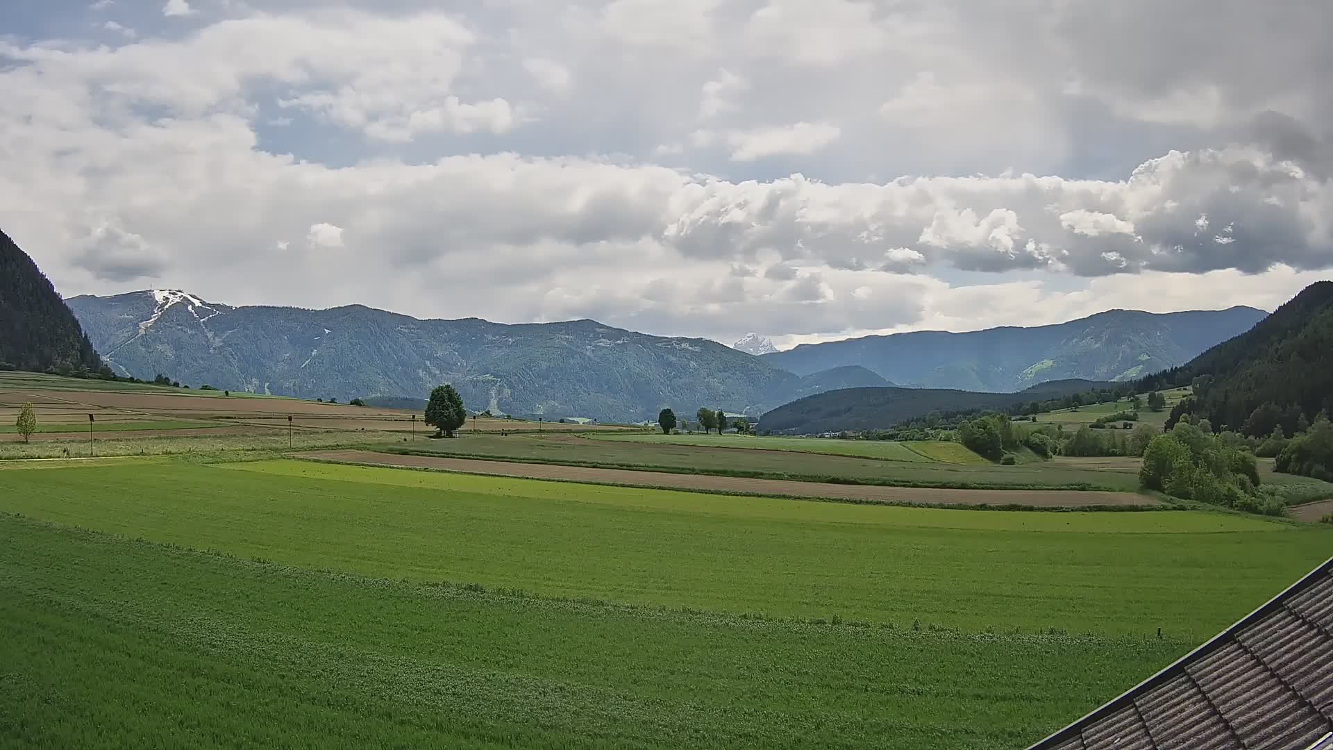 Gais | View from Vintage Farm Winklerhof to Kronplatz and Dolomites