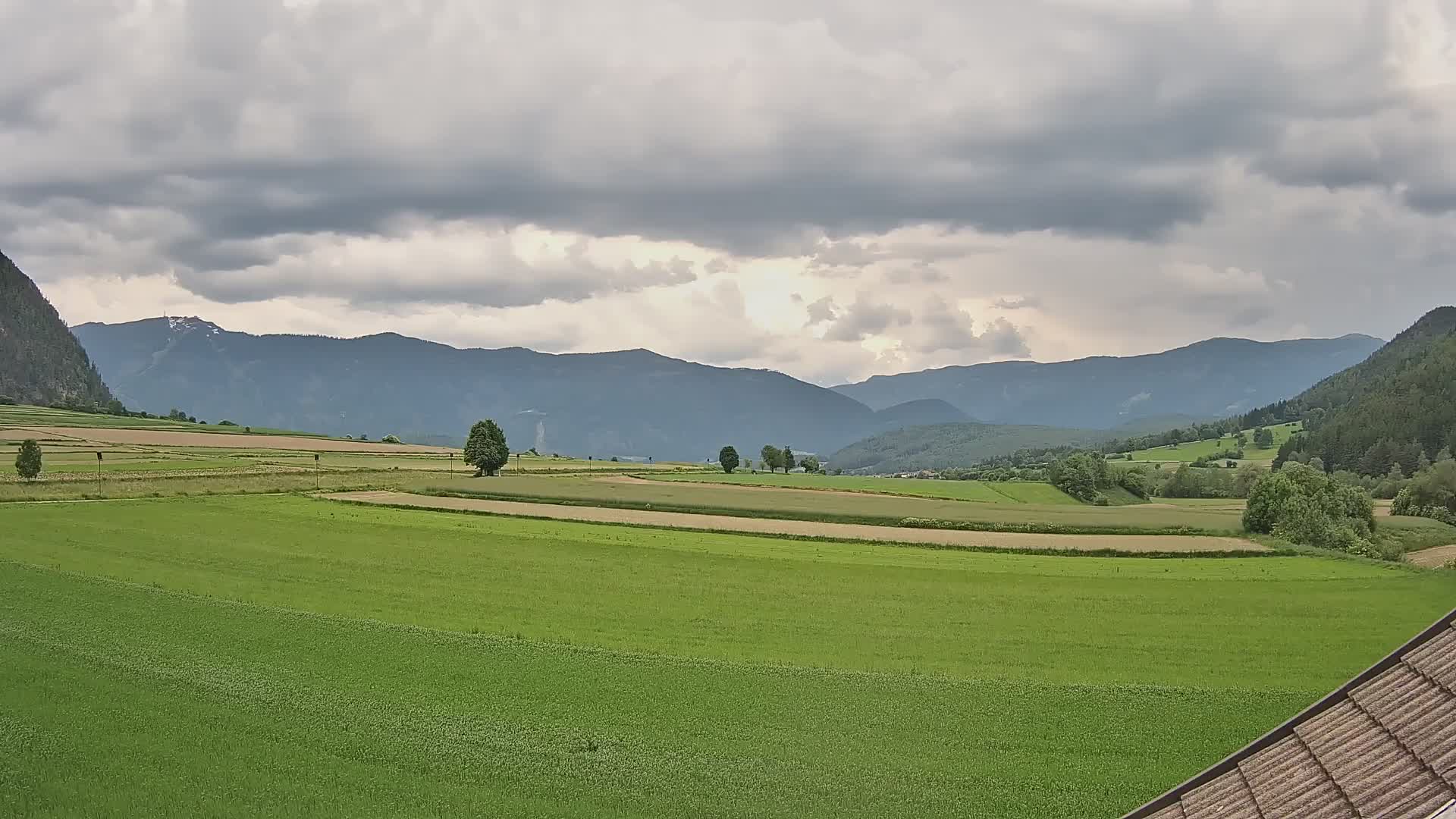 Gais | View from Vintage Farm Winklerhof to Kronplatz and Dolomites