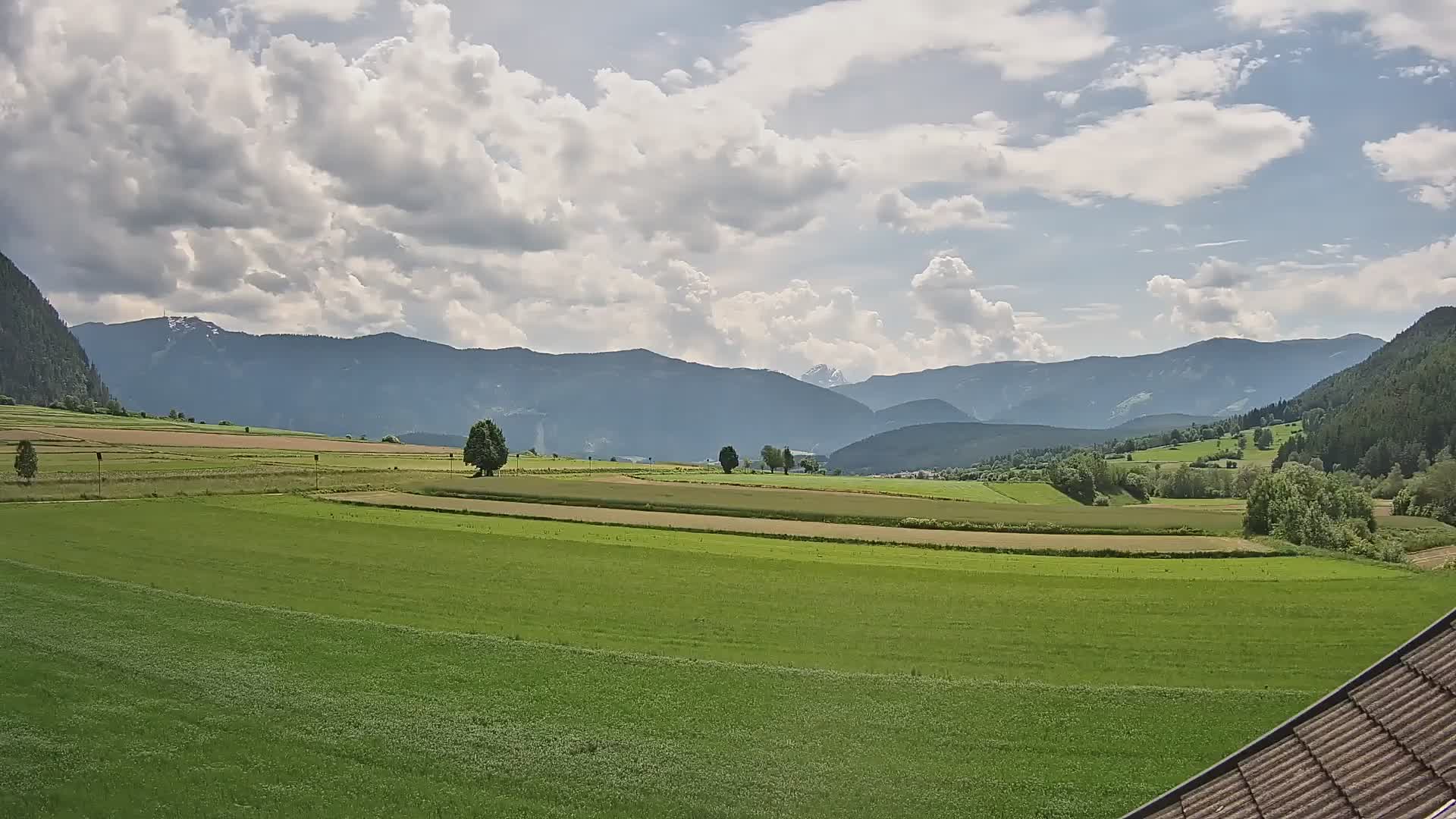 Gais | View from Vintage Farm Winklerhof to Kronplatz and Dolomites