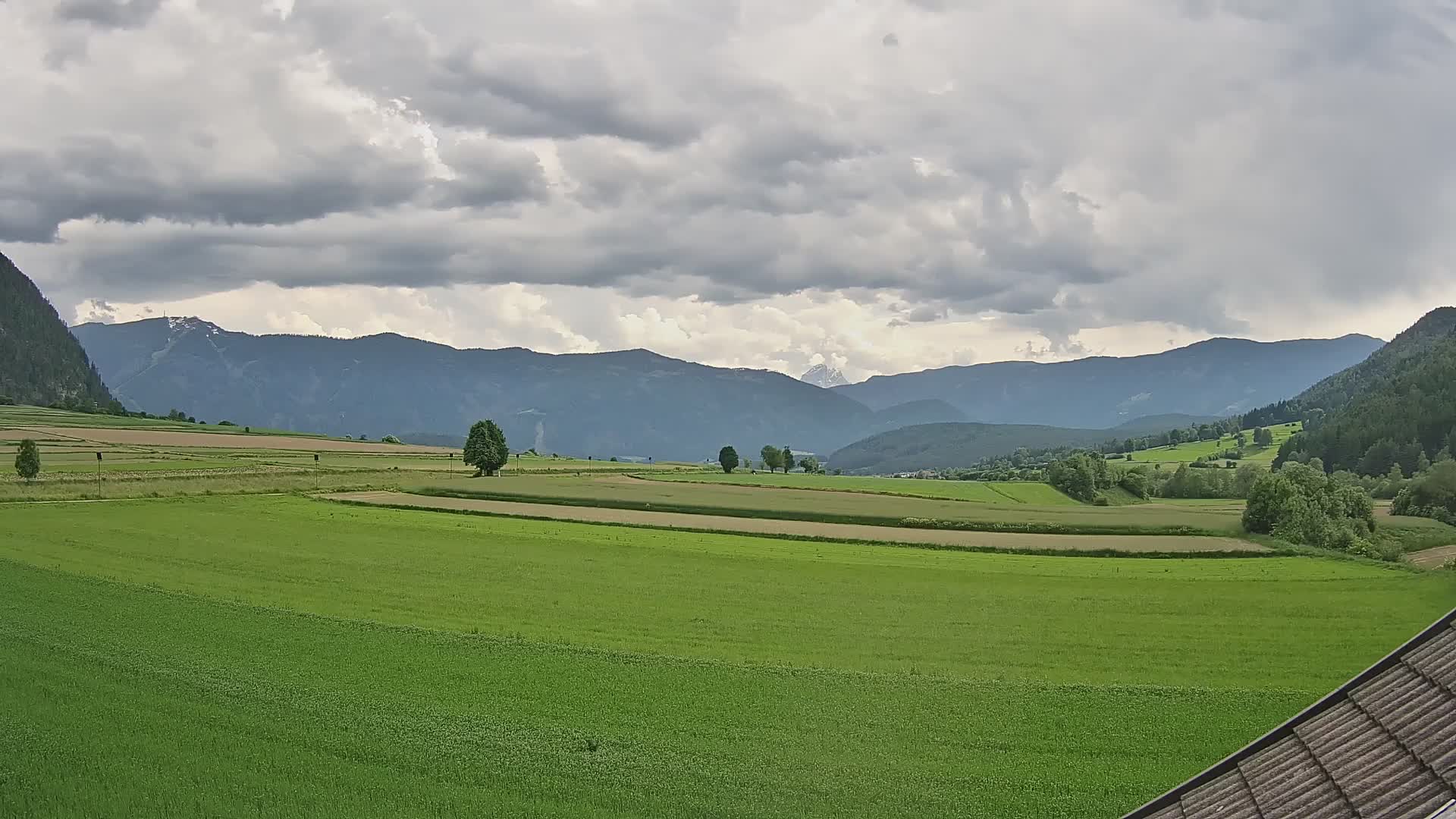 Gais | View from Vintage Farm Winklerhof to Kronplatz and Dolomites