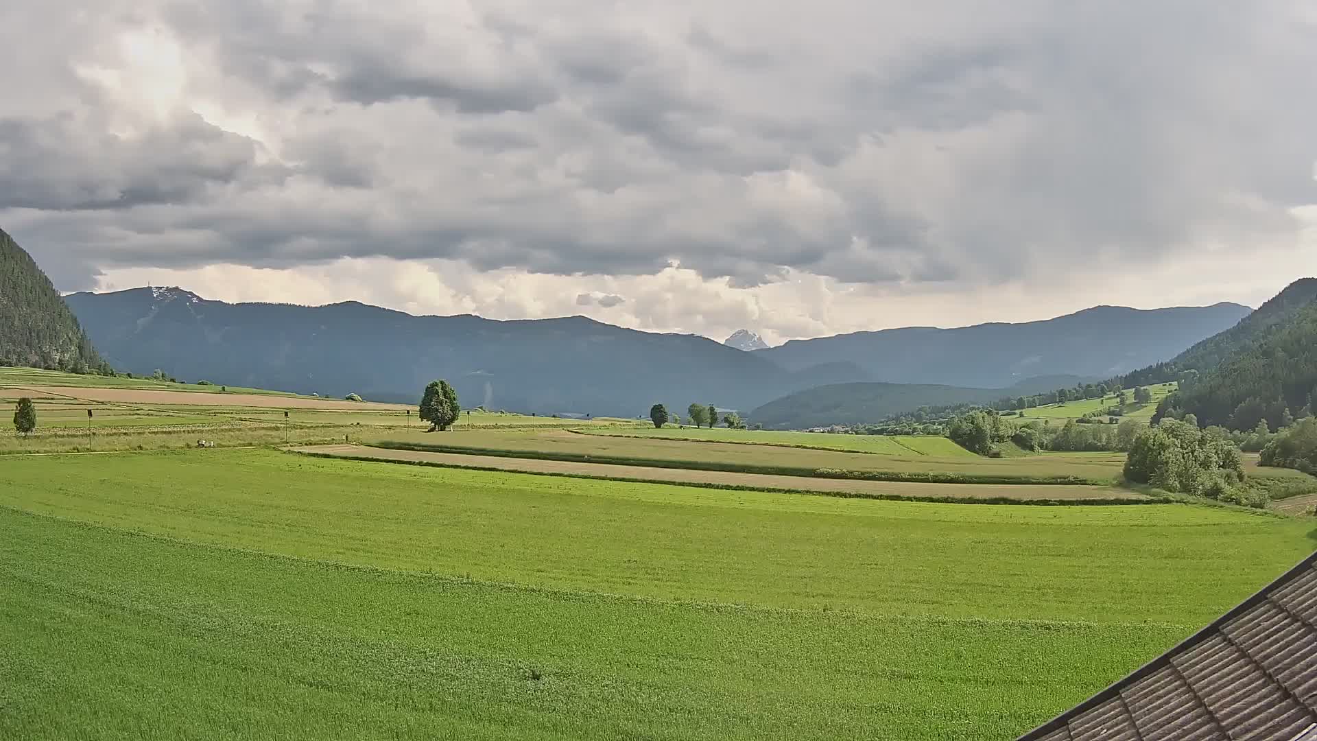 Gais | Vue depuis la Vintage de Winklerhof sur Kronplatz et les Dolomites