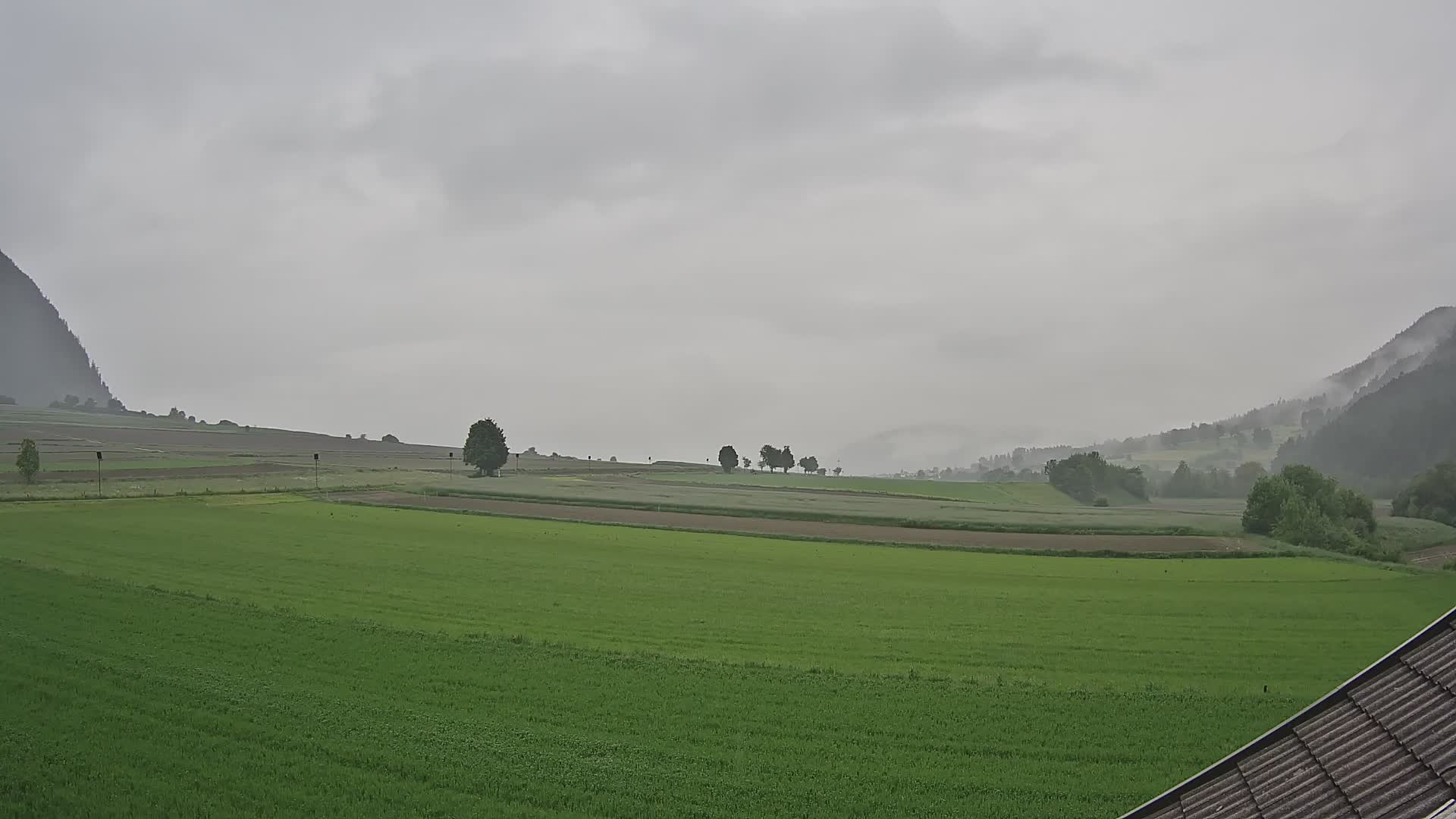 Gais | Vista desde la finca Winklerhof hacia Plan de Corones y los Dolomitas