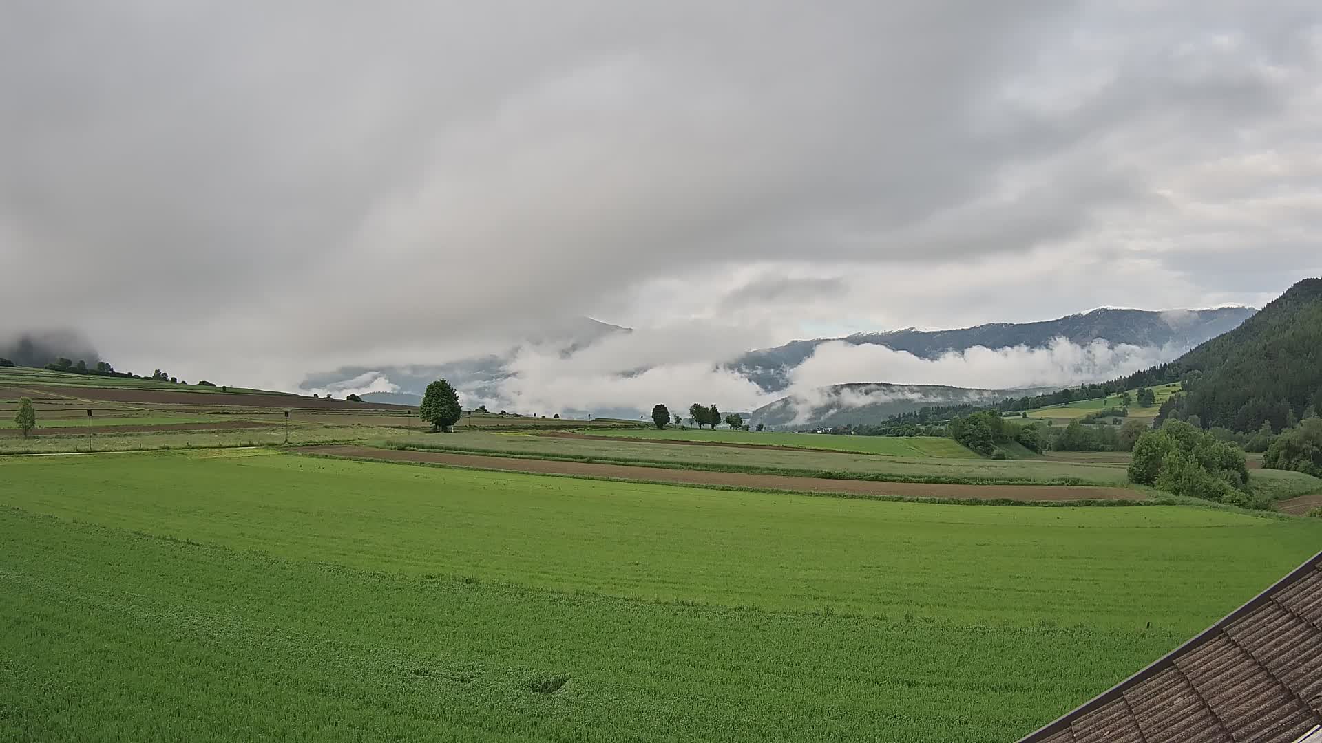 Gais | Vue depuis la Vintage de Winklerhof sur Kronplatz et les Dolomites