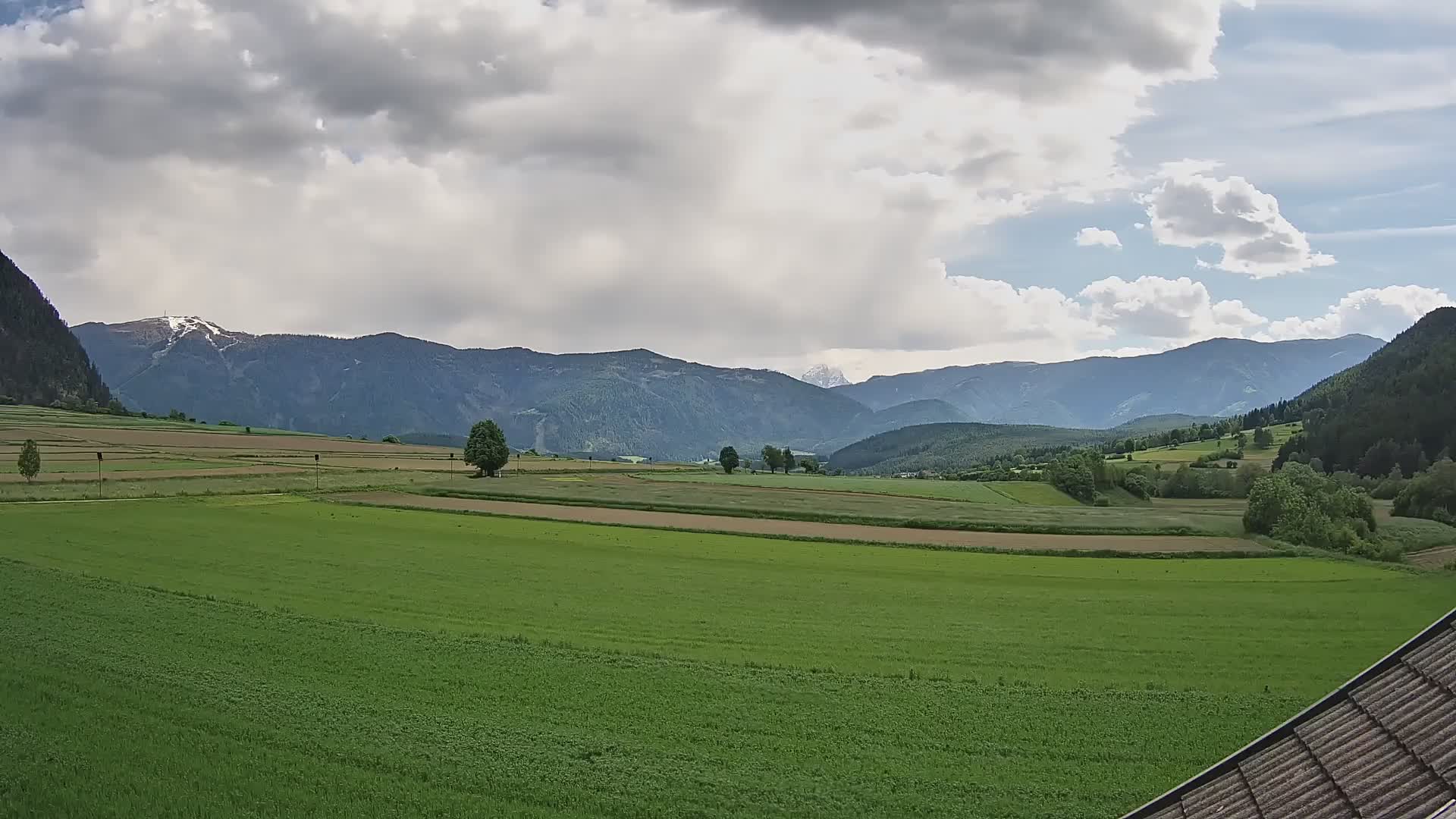 Gais | View from Vintage Farm Winklerhof to Kronplatz and Dolomites
