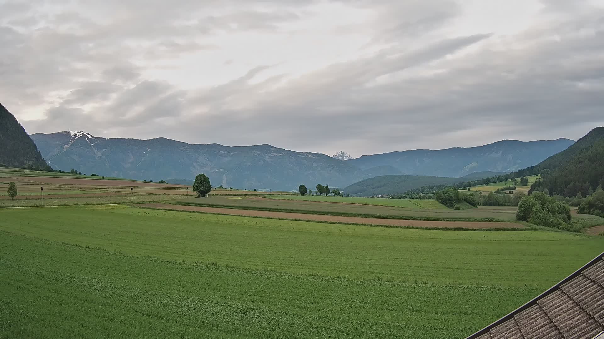 Gais | View from Vintage Farm Winklerhof to Kronplatz and Dolomites