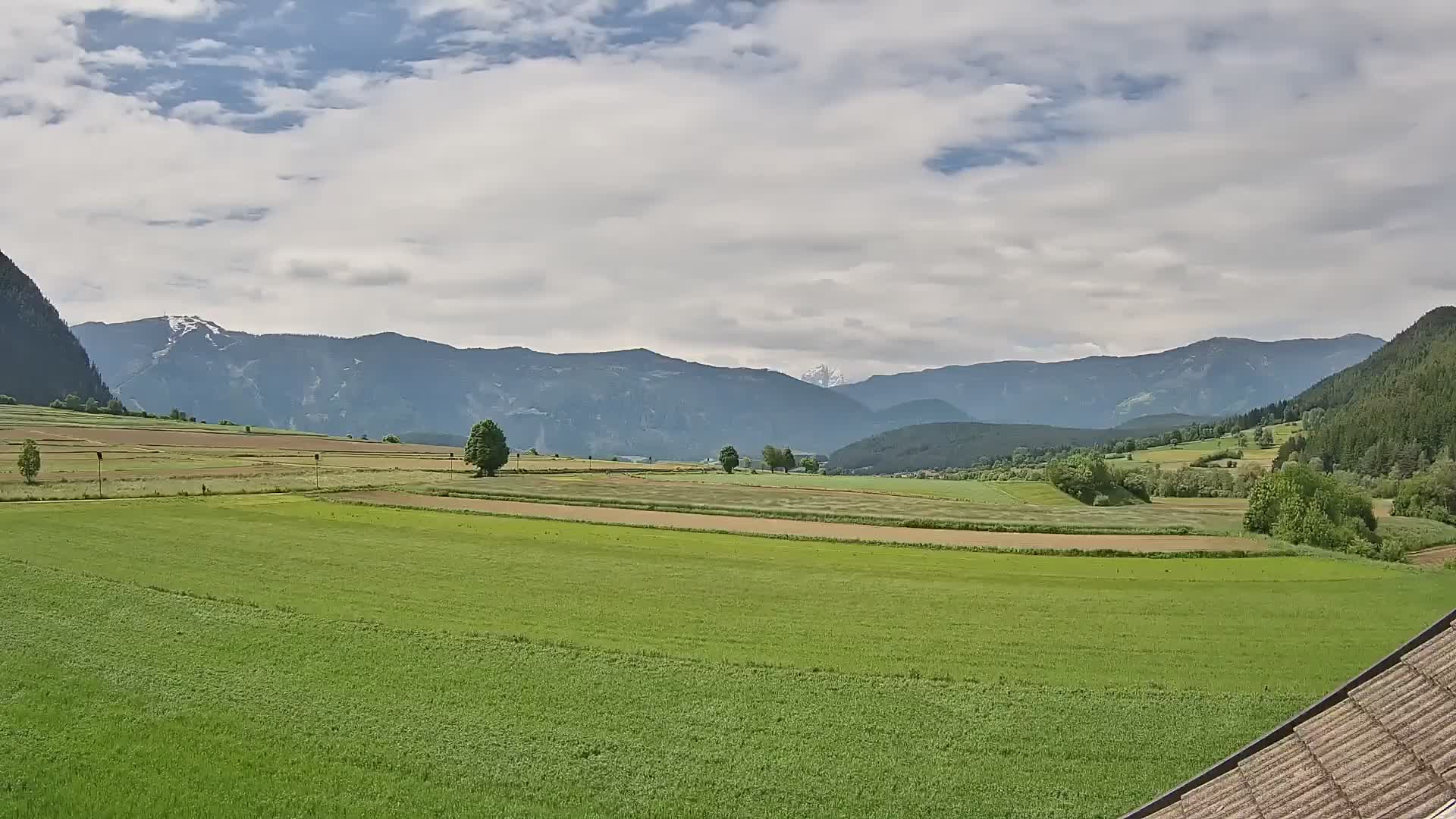 Gais | View from Vintage Farm Winklerhof to Kronplatz and Dolomites